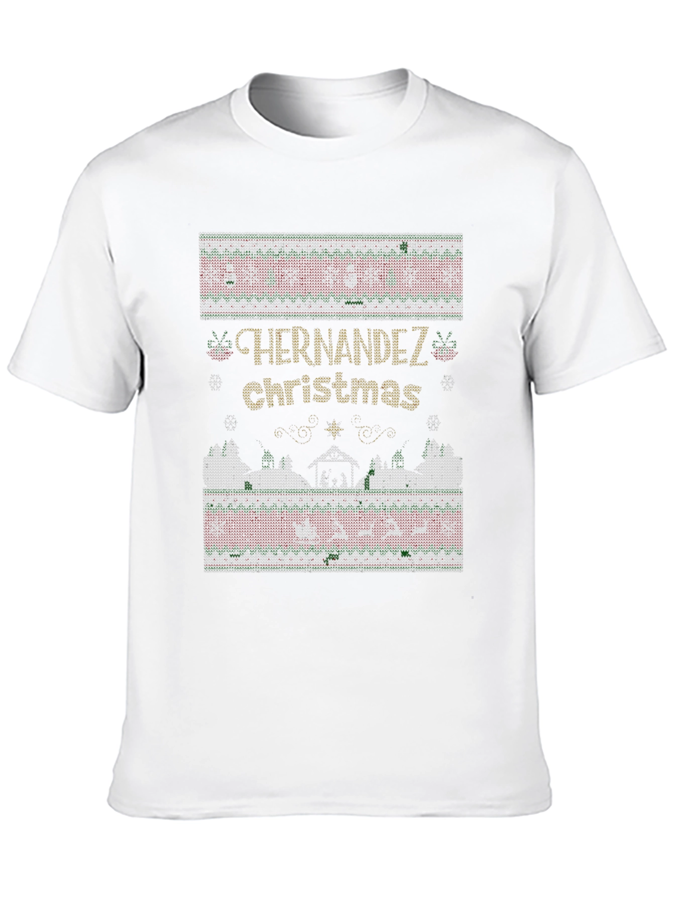 Hernandez Christmas Family Ugly Sweater T-Shirt