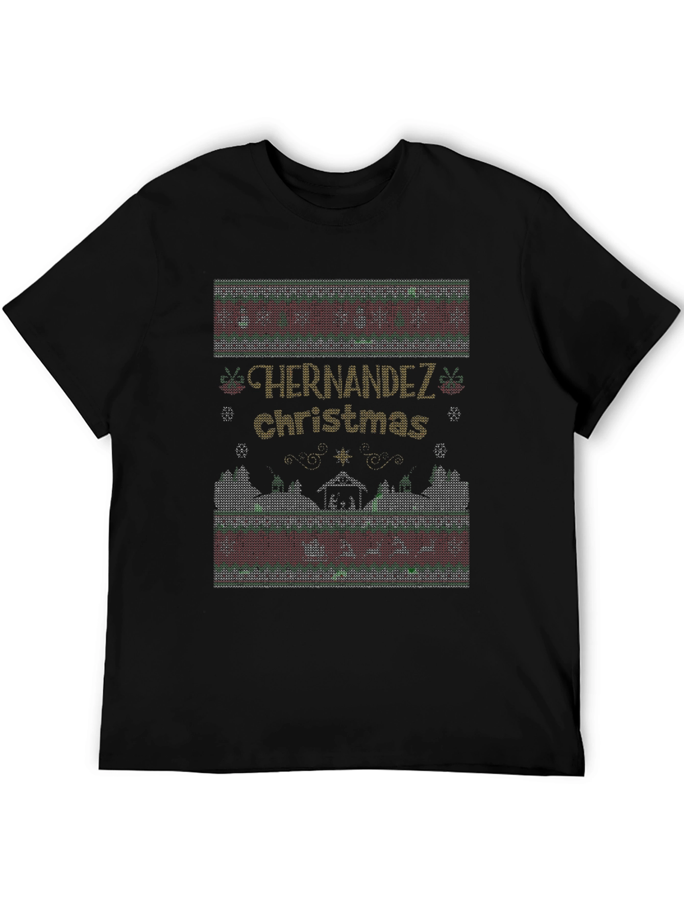 Hernandez Christmas Family Ugly Sweater T-Shirt