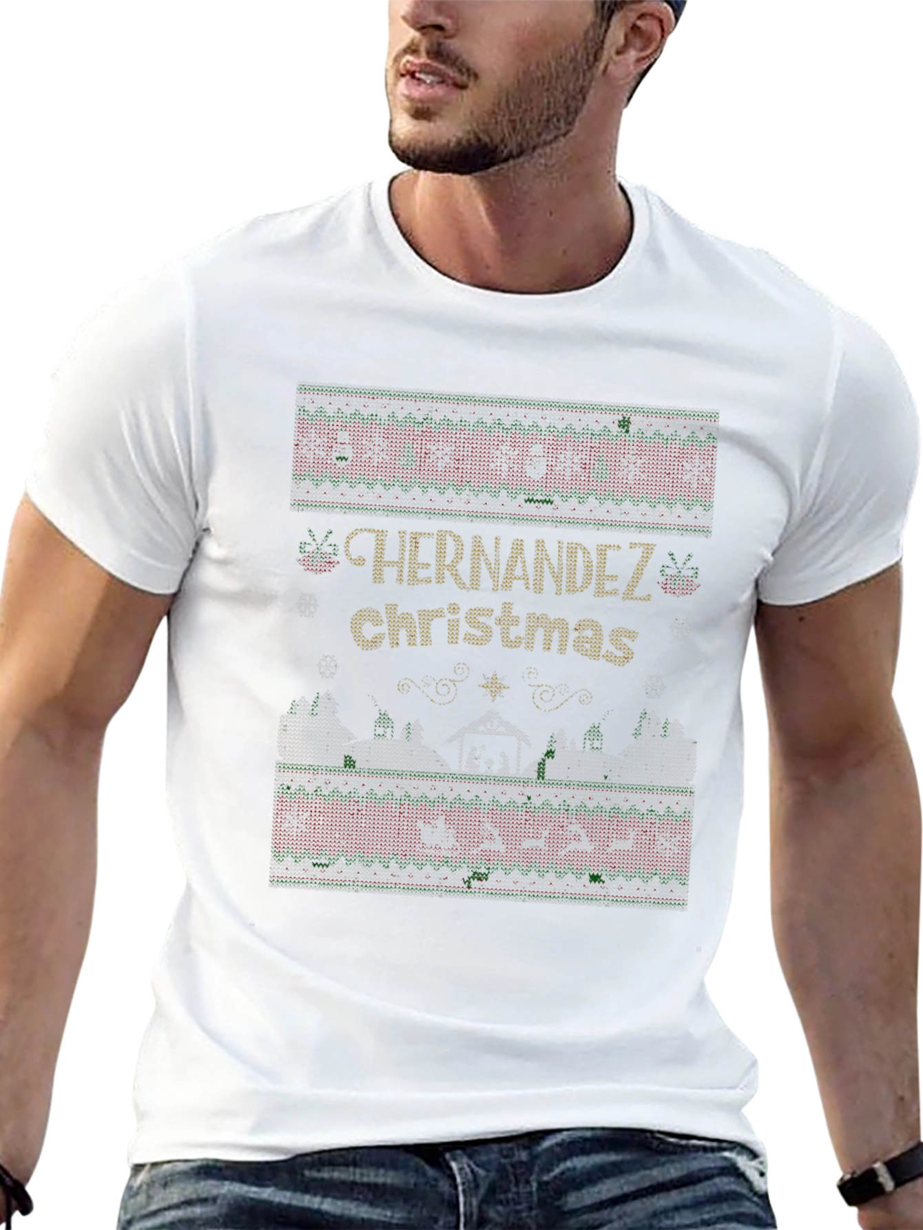 Hernandez Christmas Family Ugly Sweater T-Shirt