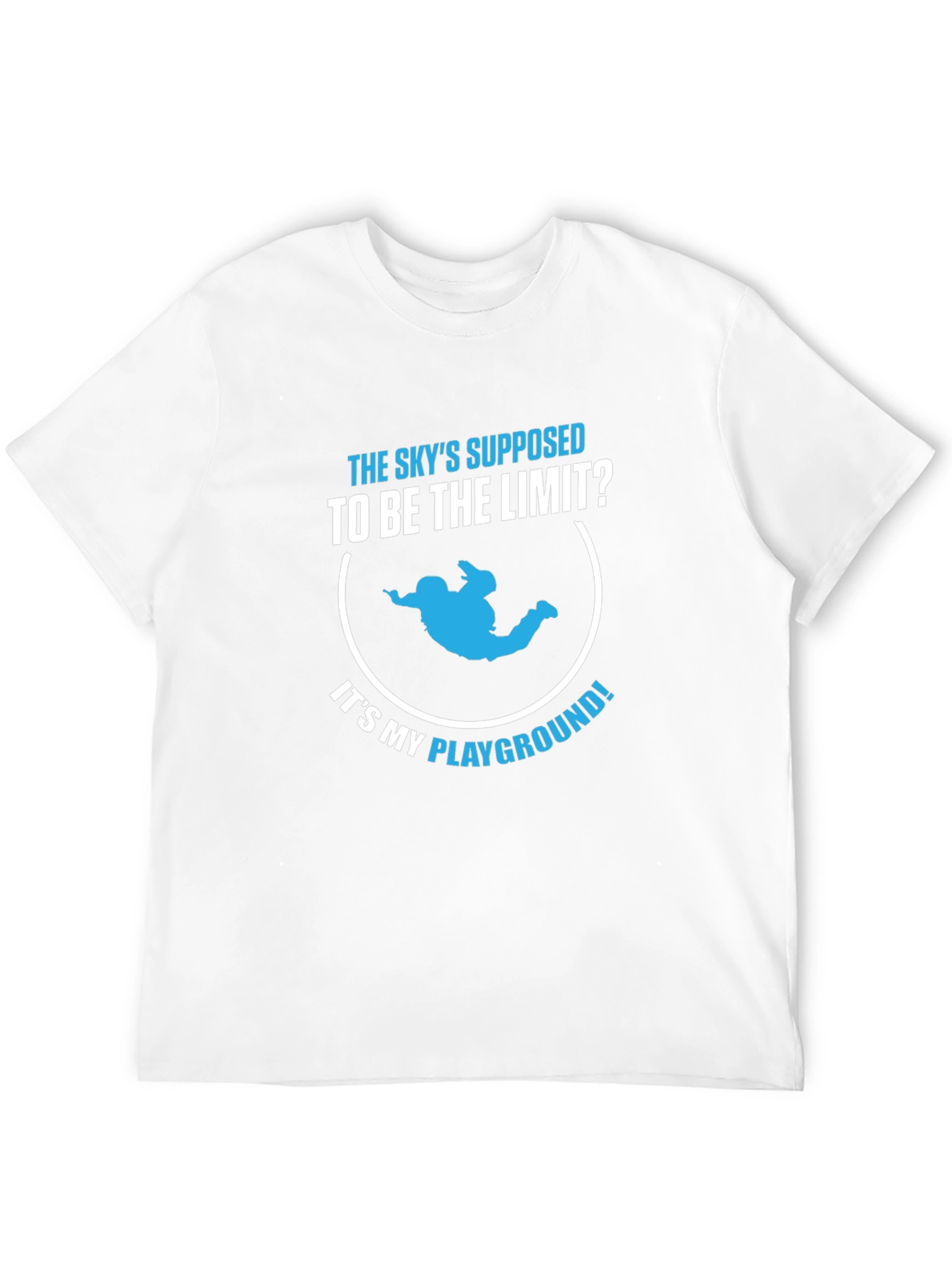 Skydiving Playground Black T-Shirt