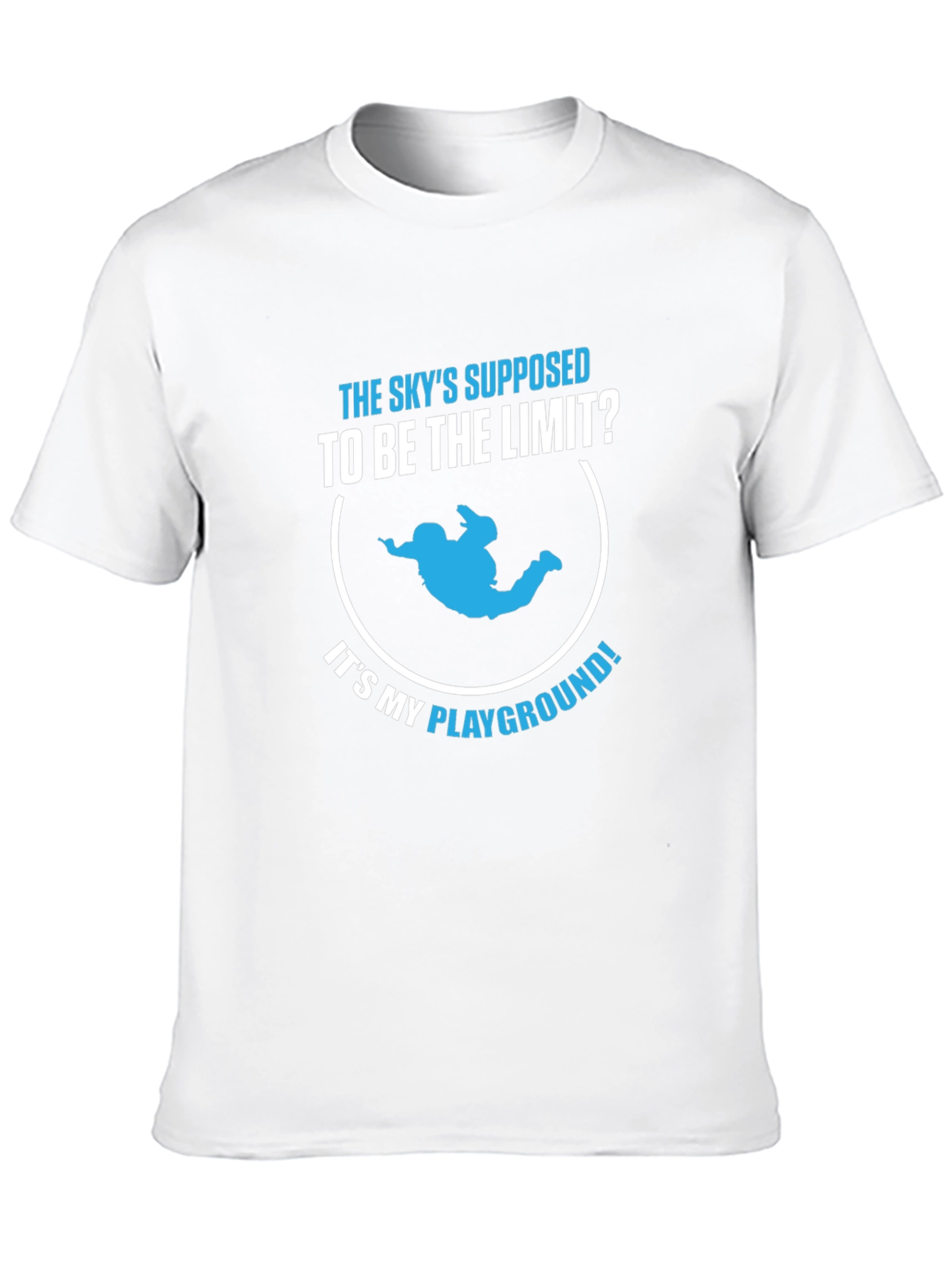 Skydiving Playground Black T-Shirt