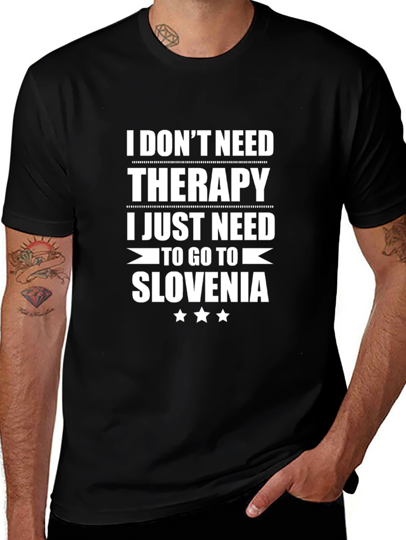 Funny Slovenia Therapy T-Shirt
