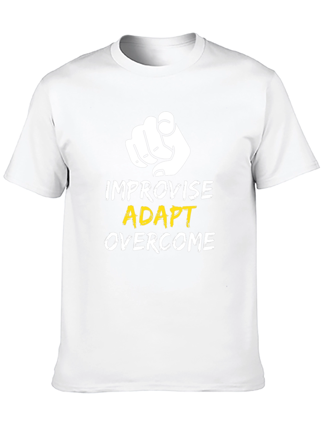 Improvise Adapt Overcome Graphic Tee - Black