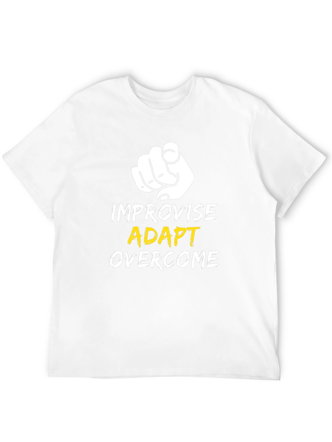 Improvise Adapt Overcome Graphic Tee - Black