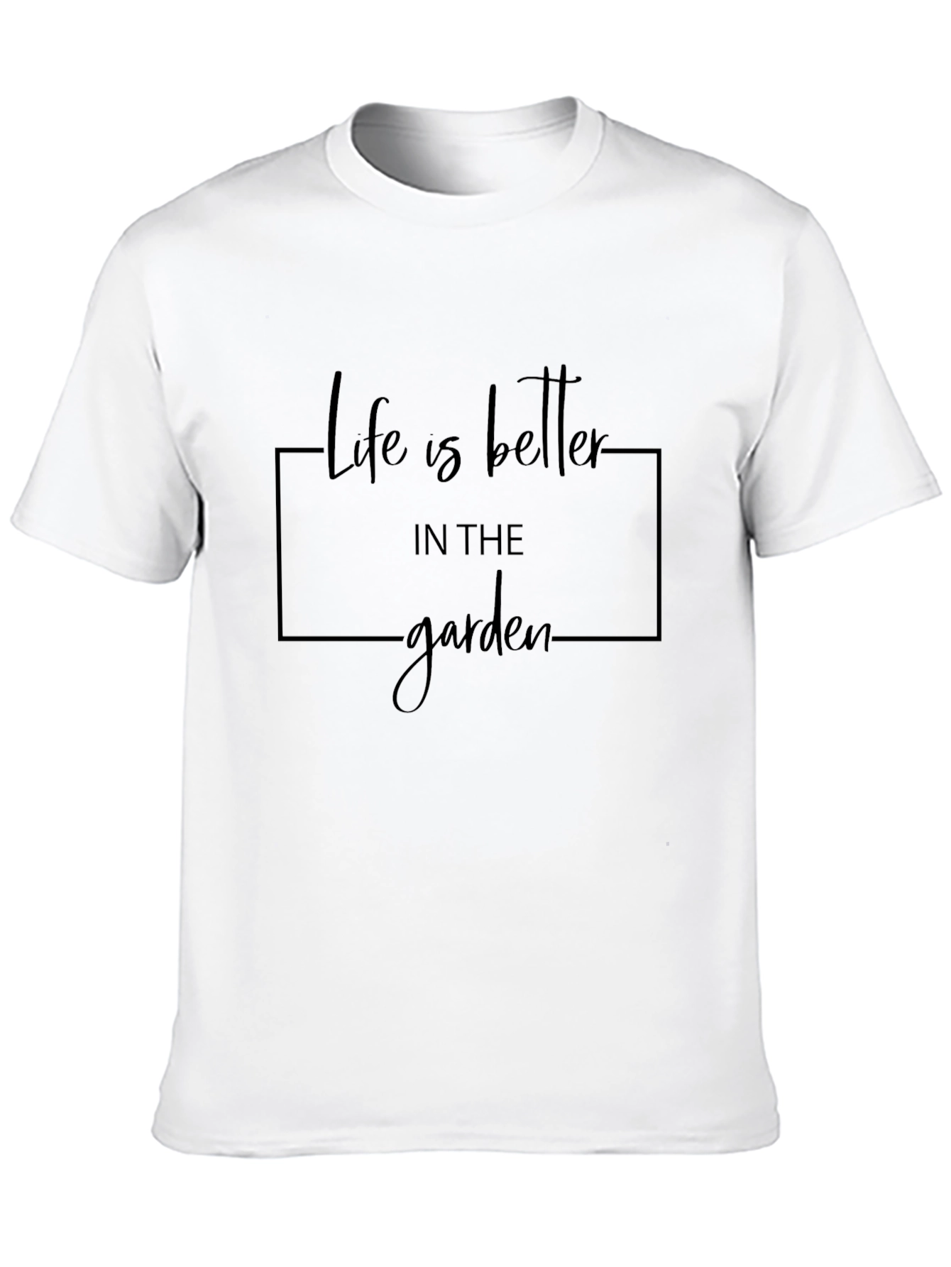 Life is Better in the Garden Black T-Shirt