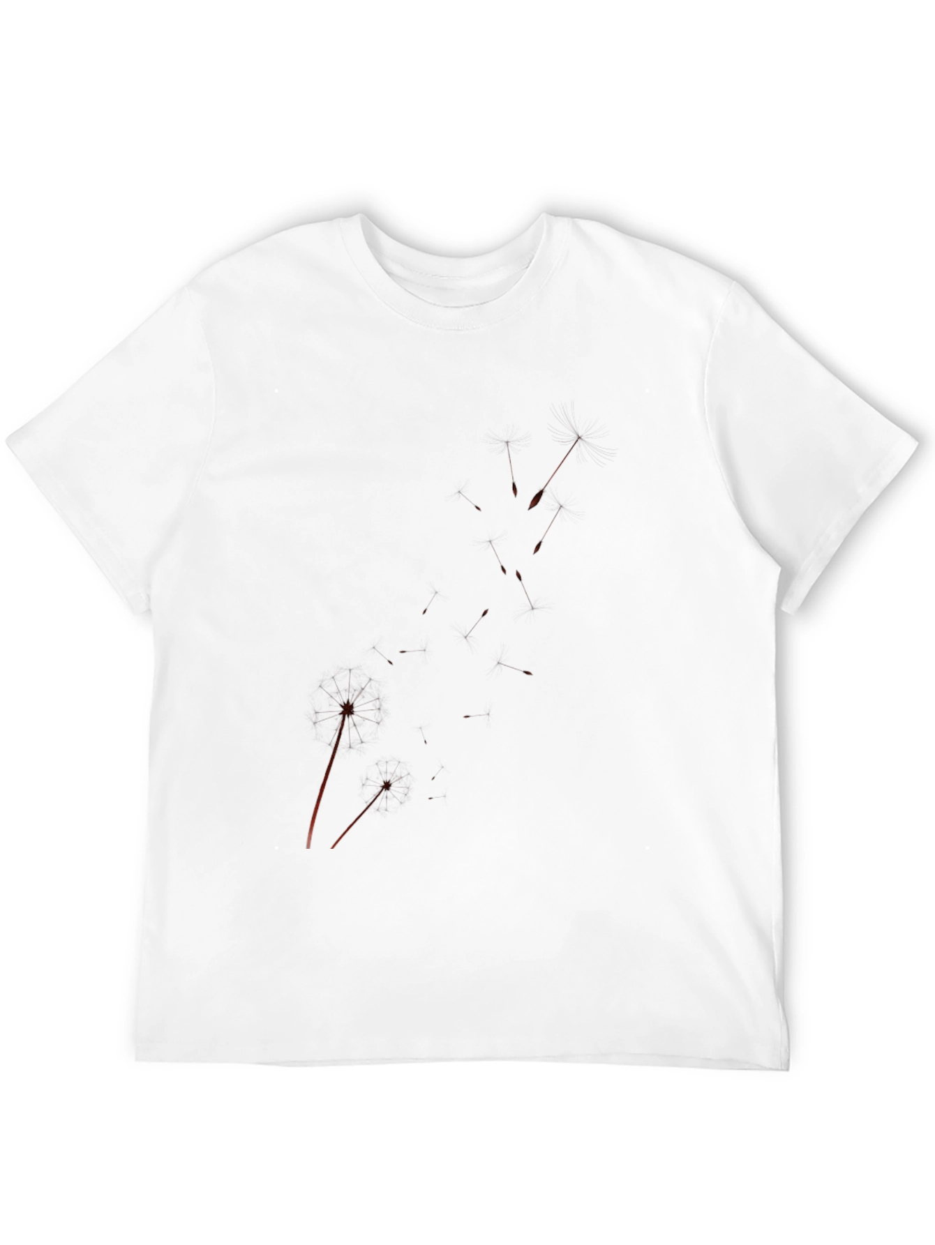 Mens Black Graphic Tee - Splatter Design