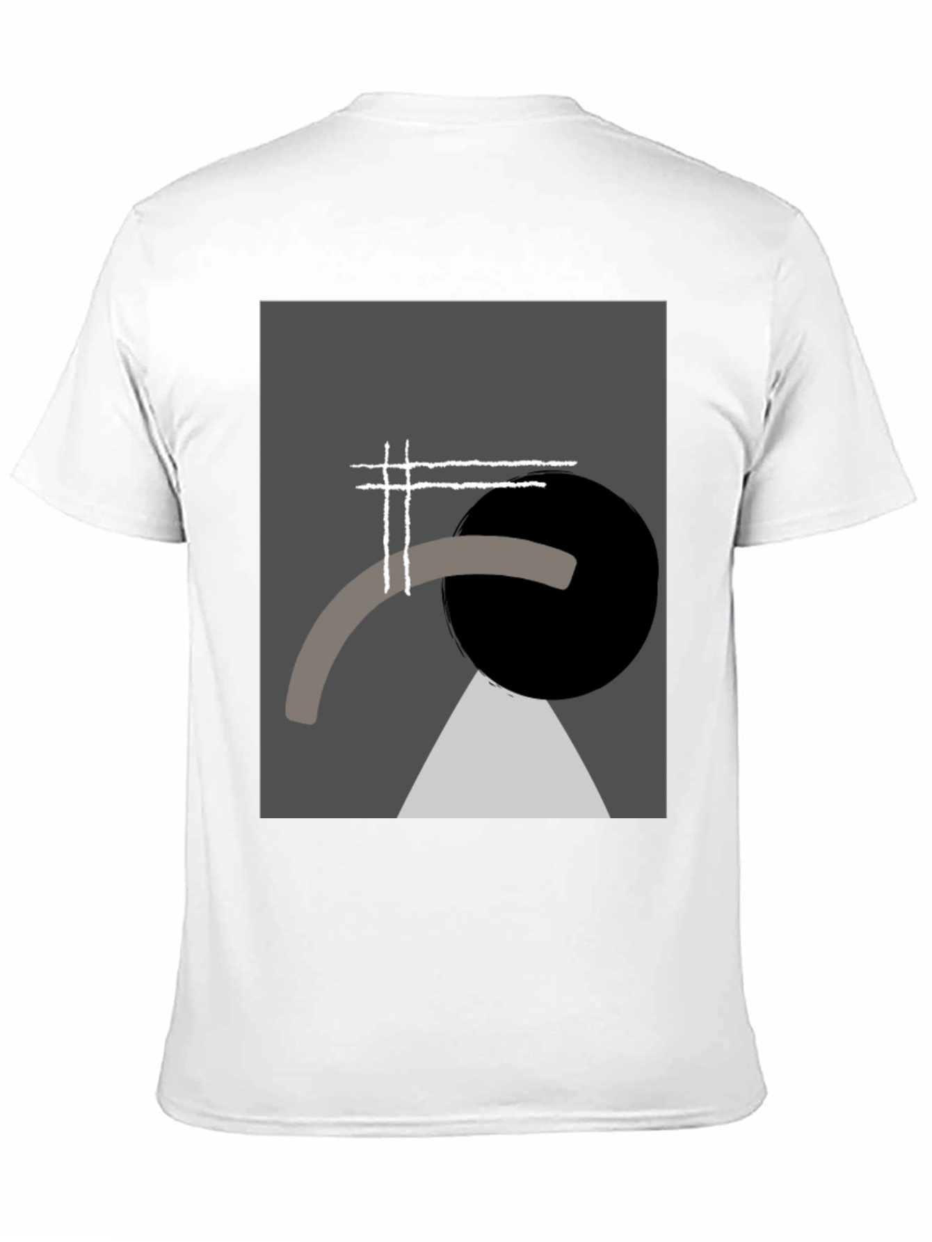 Abstract Geometric Graphic Tee - Modern Art Shirt