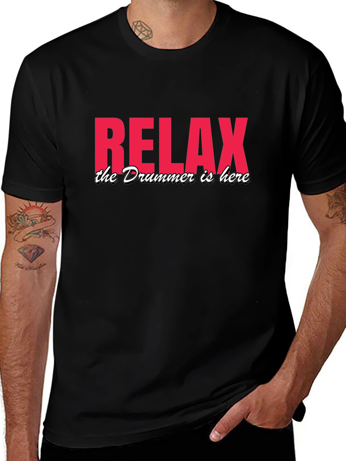 Relax The Drummer Is Here T-Shirt