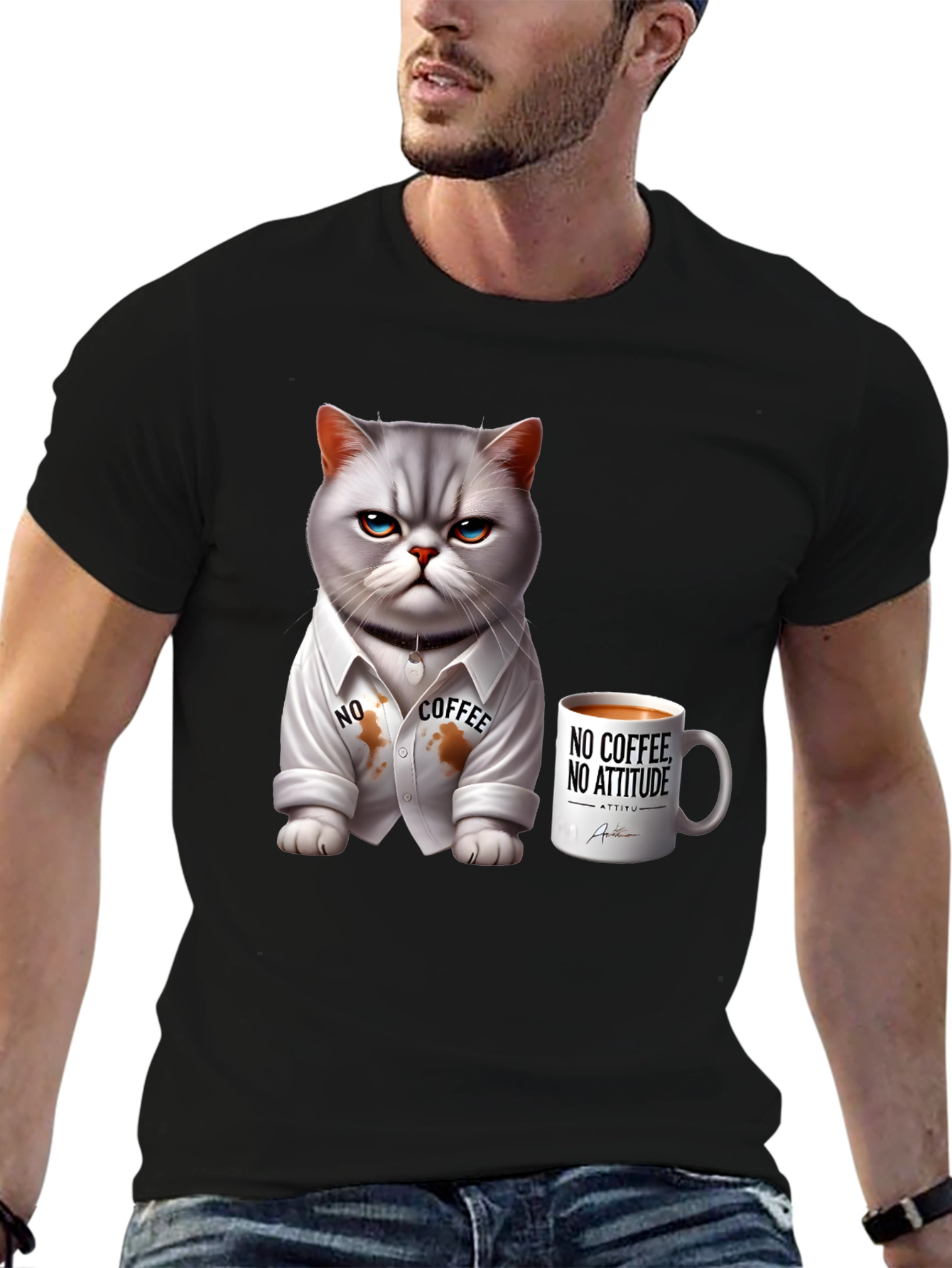 Grumpy Cat Coffee Lover T-Shirt