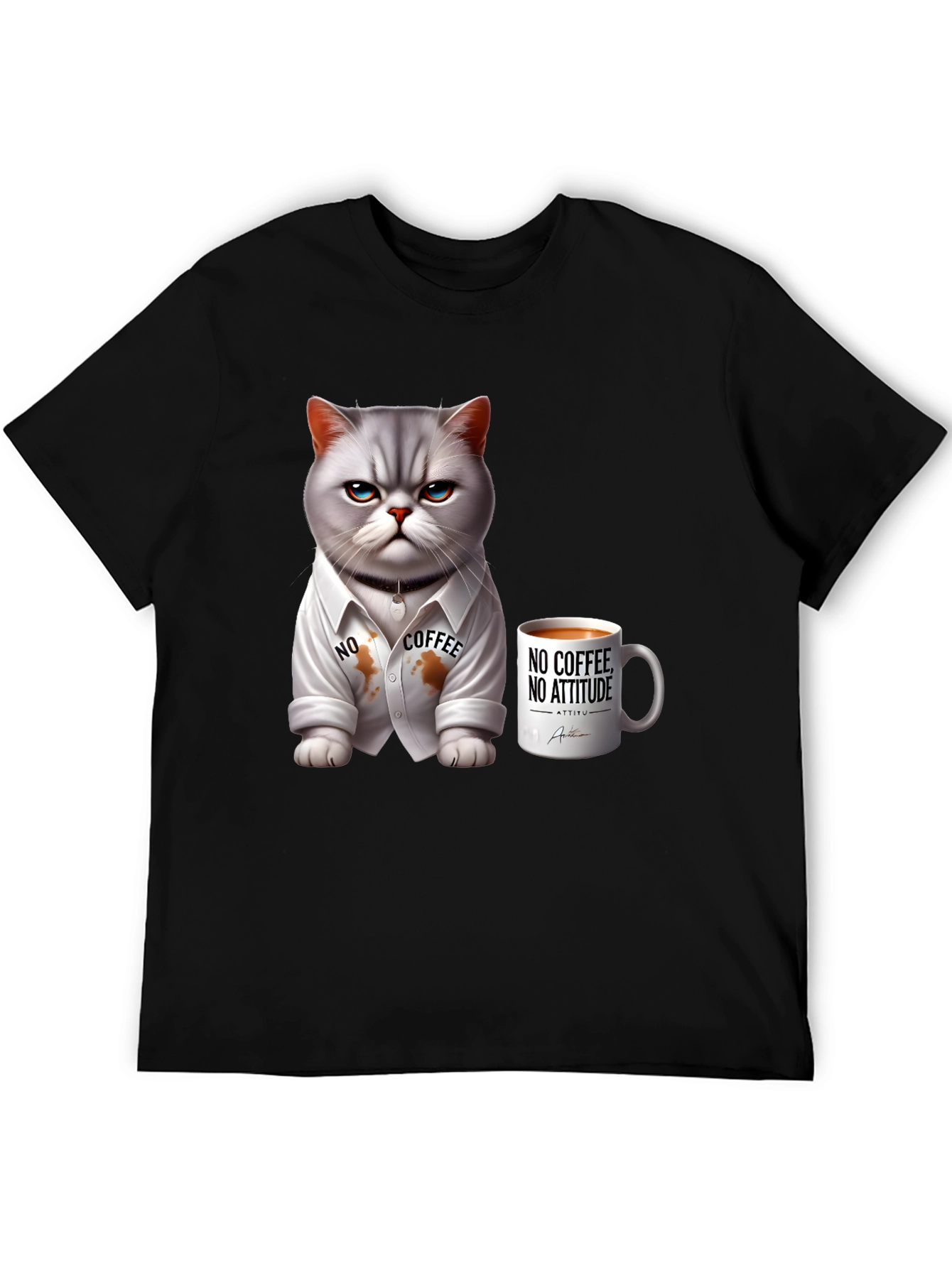 Grumpy Cat Coffee Lover T-Shirt