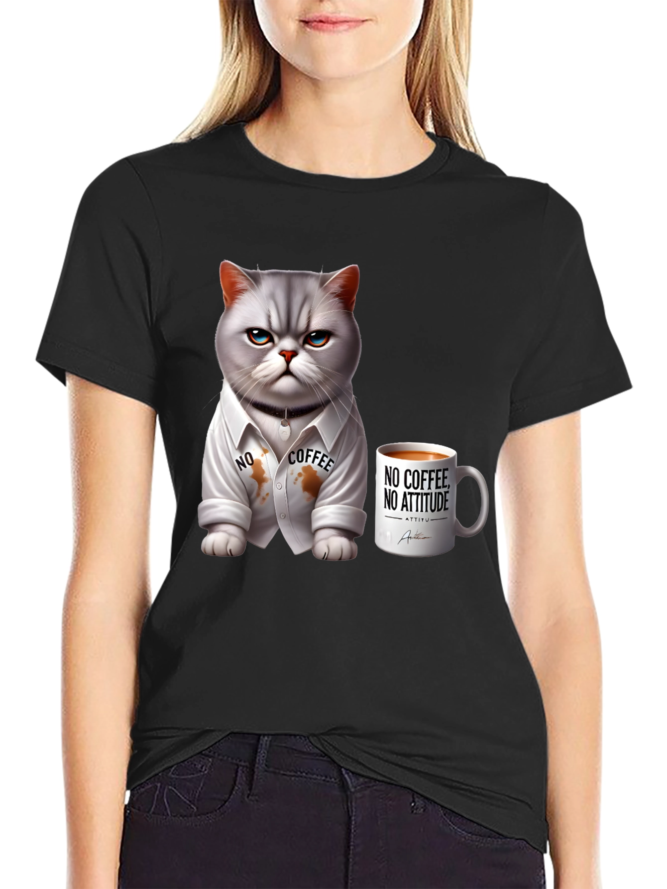 Grumpy Cat Coffee Lover T-Shirt
