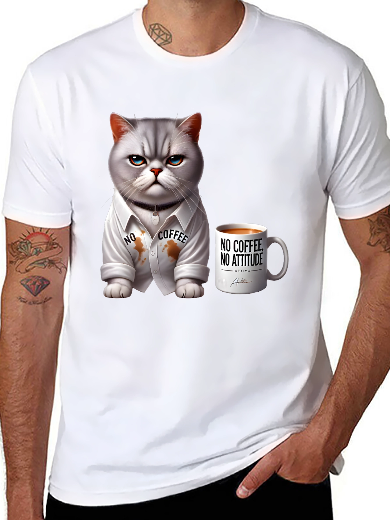 Grumpy Cat Coffee Lover T-Shirt