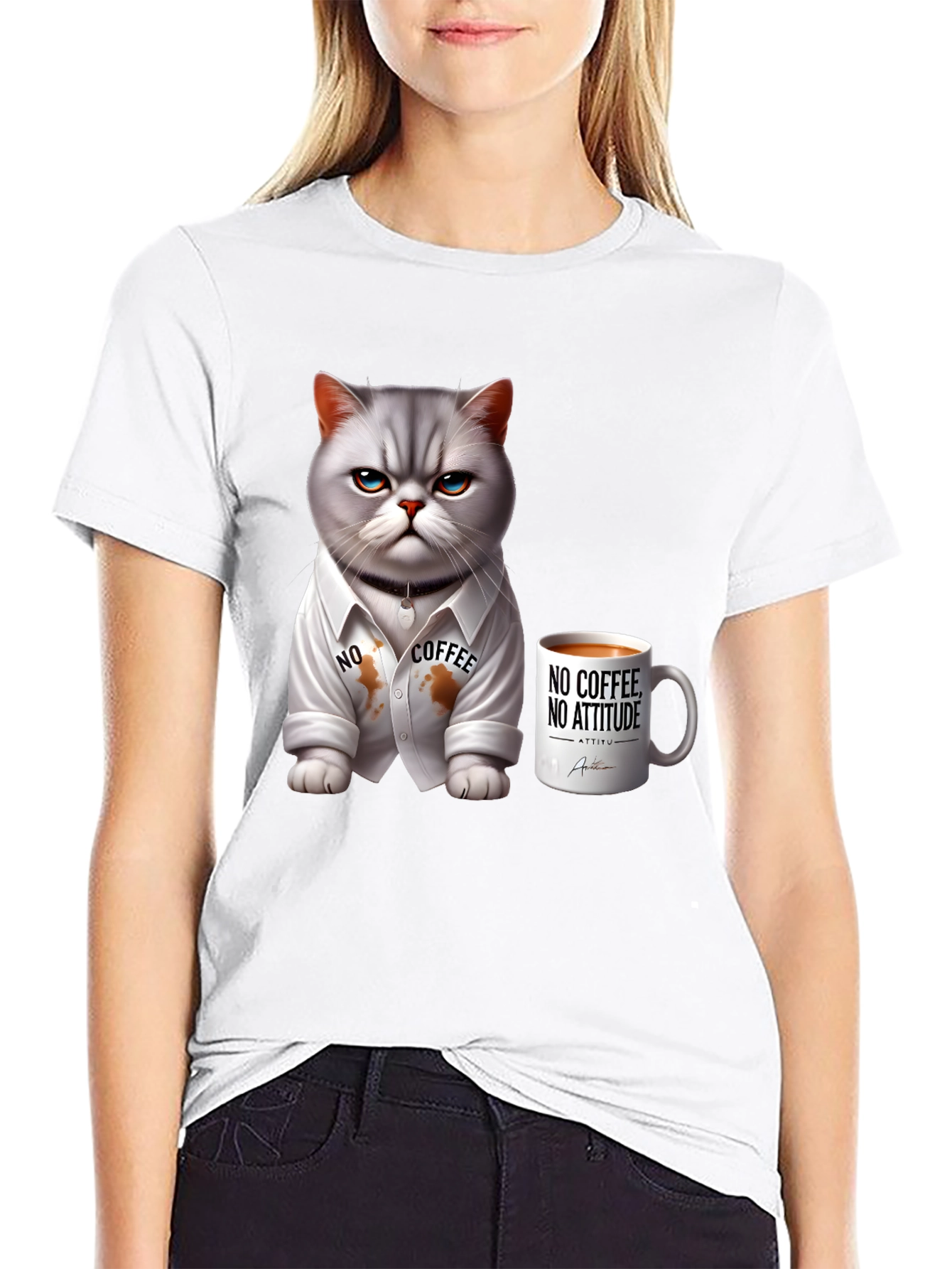 Grumpy Cat Coffee Lover T-Shirt