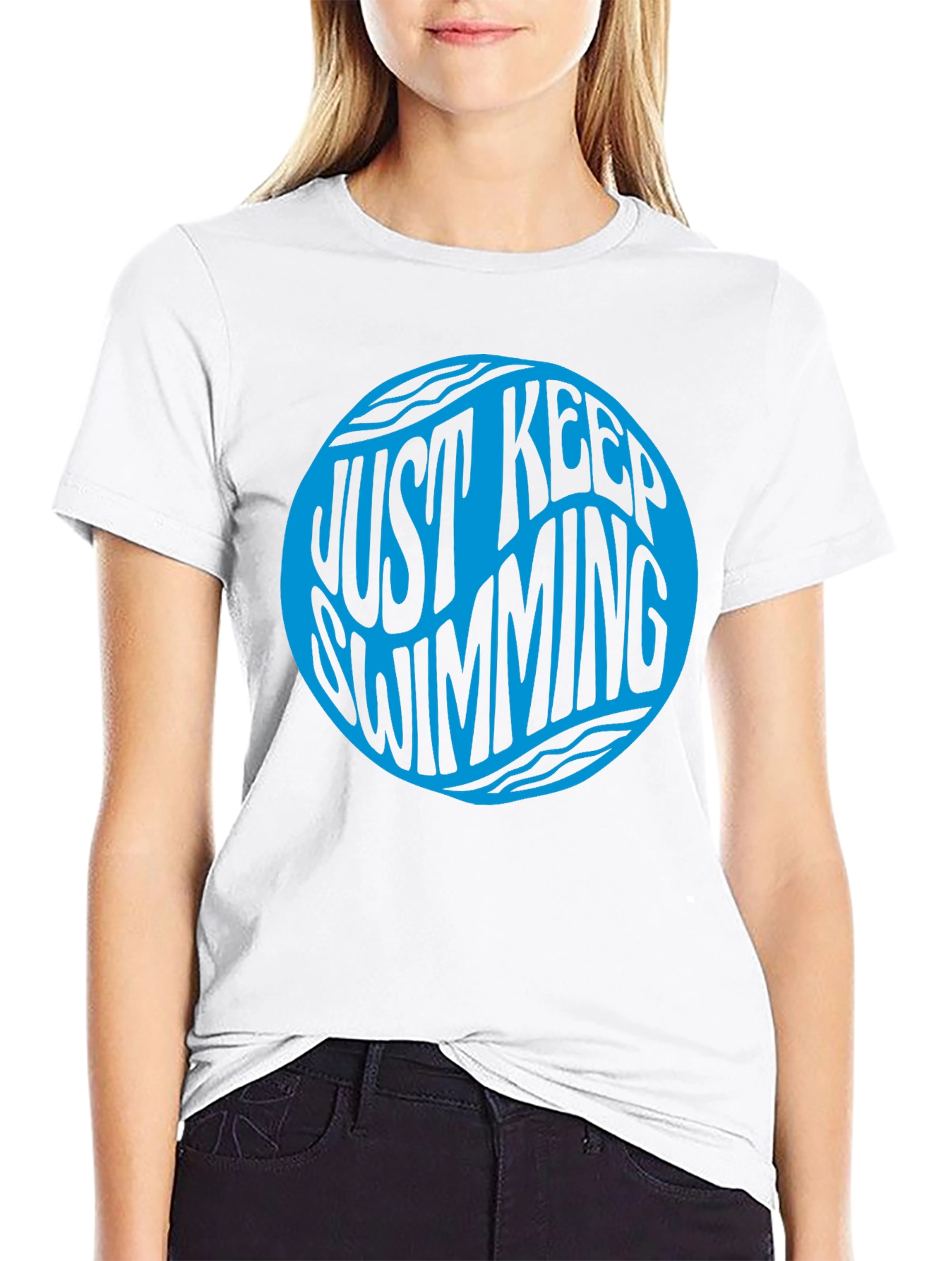Just Keep Swimming Graphic Tee