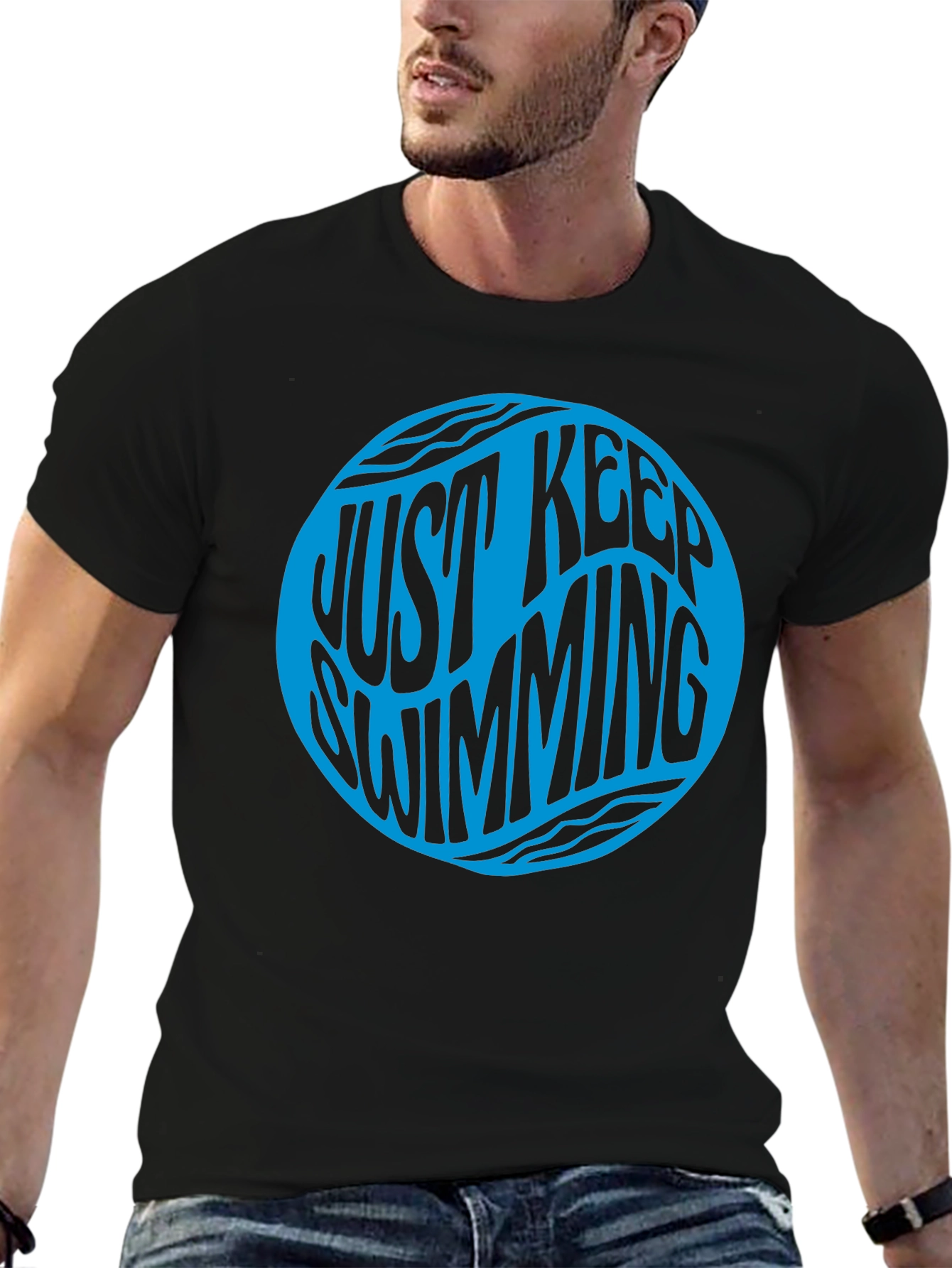 Just Keep Swimming Graphic Tee
