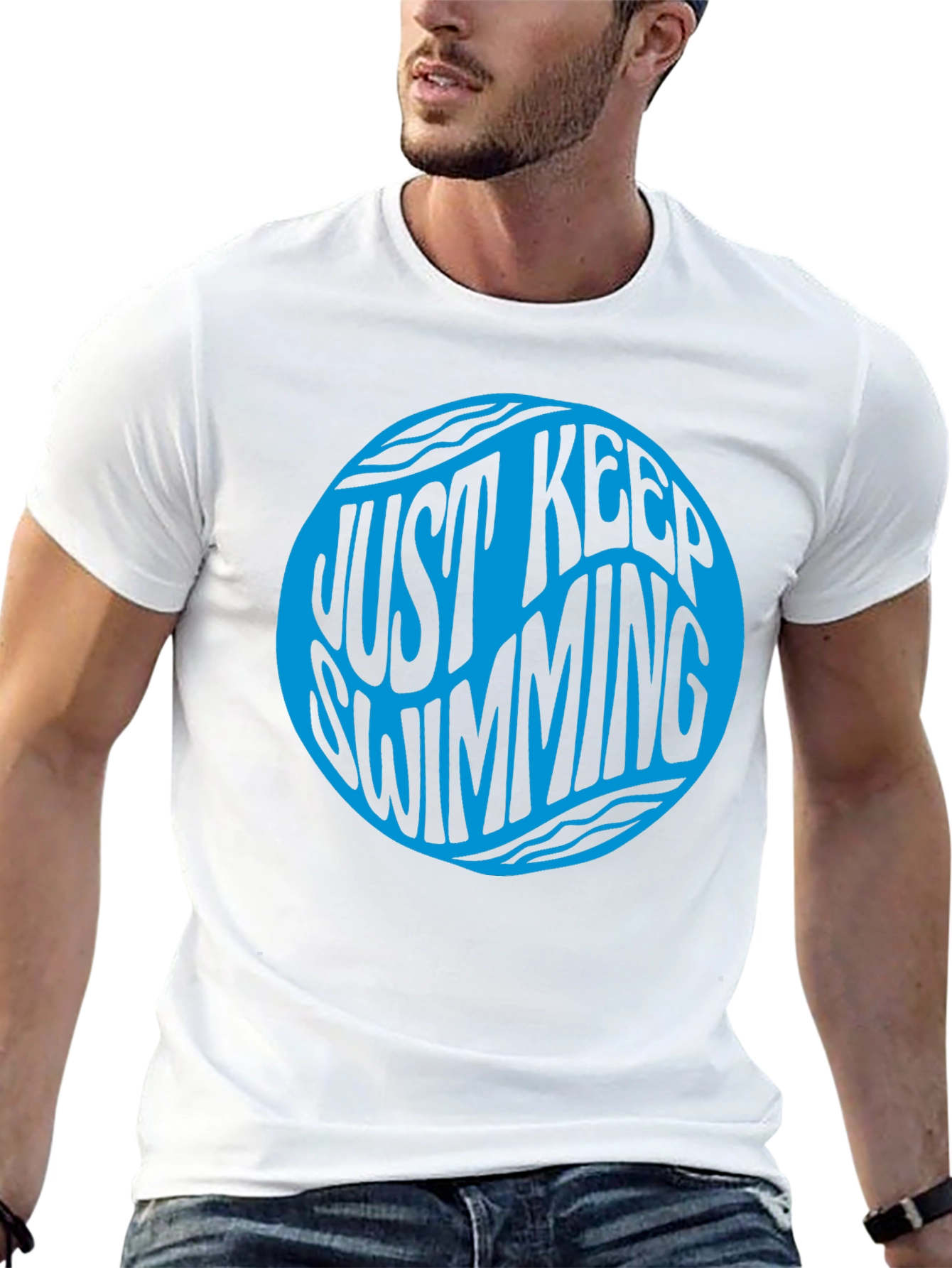 Just Keep Swimming Graphic Tee