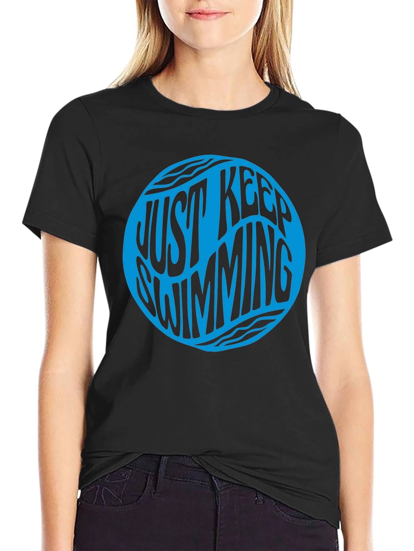 Just Keep Swimming Graphic Tee