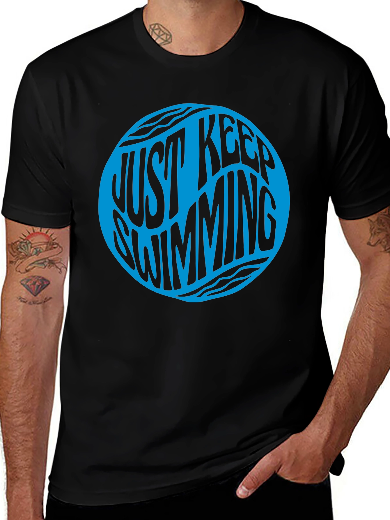 Just Keep Swimming Graphic Tee