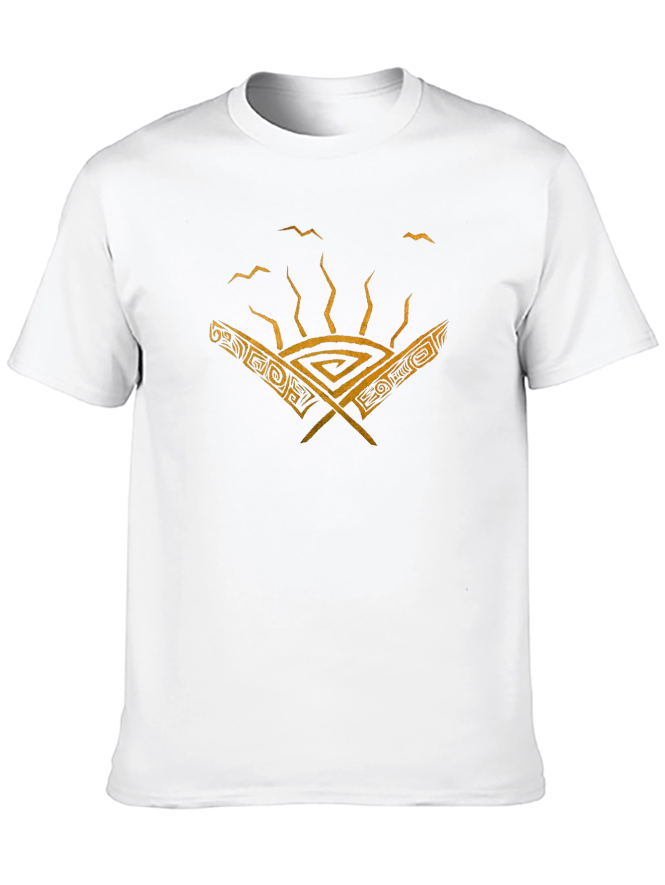 Tribal Sun Graphic Black T-Shirt