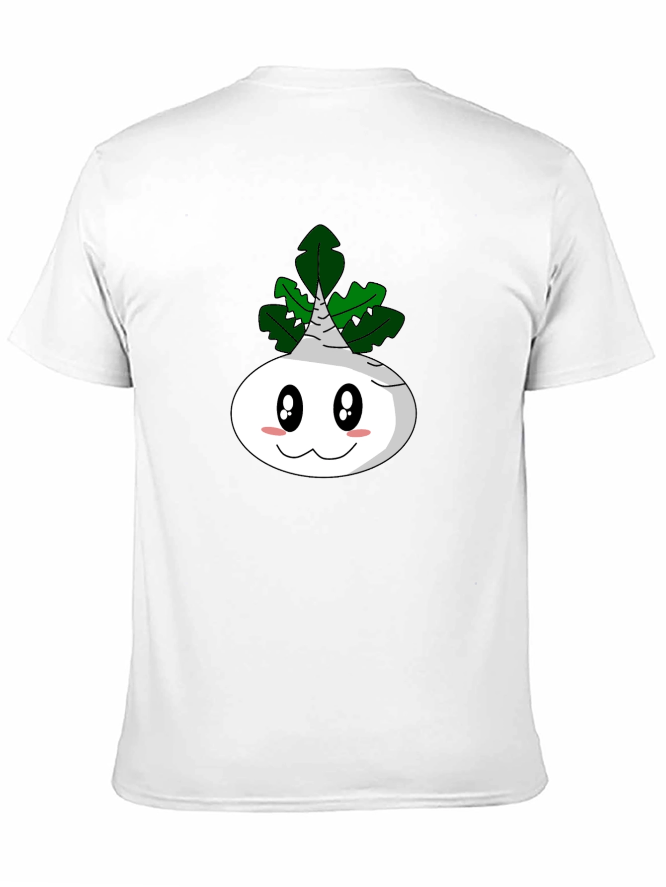 Cartoon Turnip T-Shirt - Funny Vegetable Tee