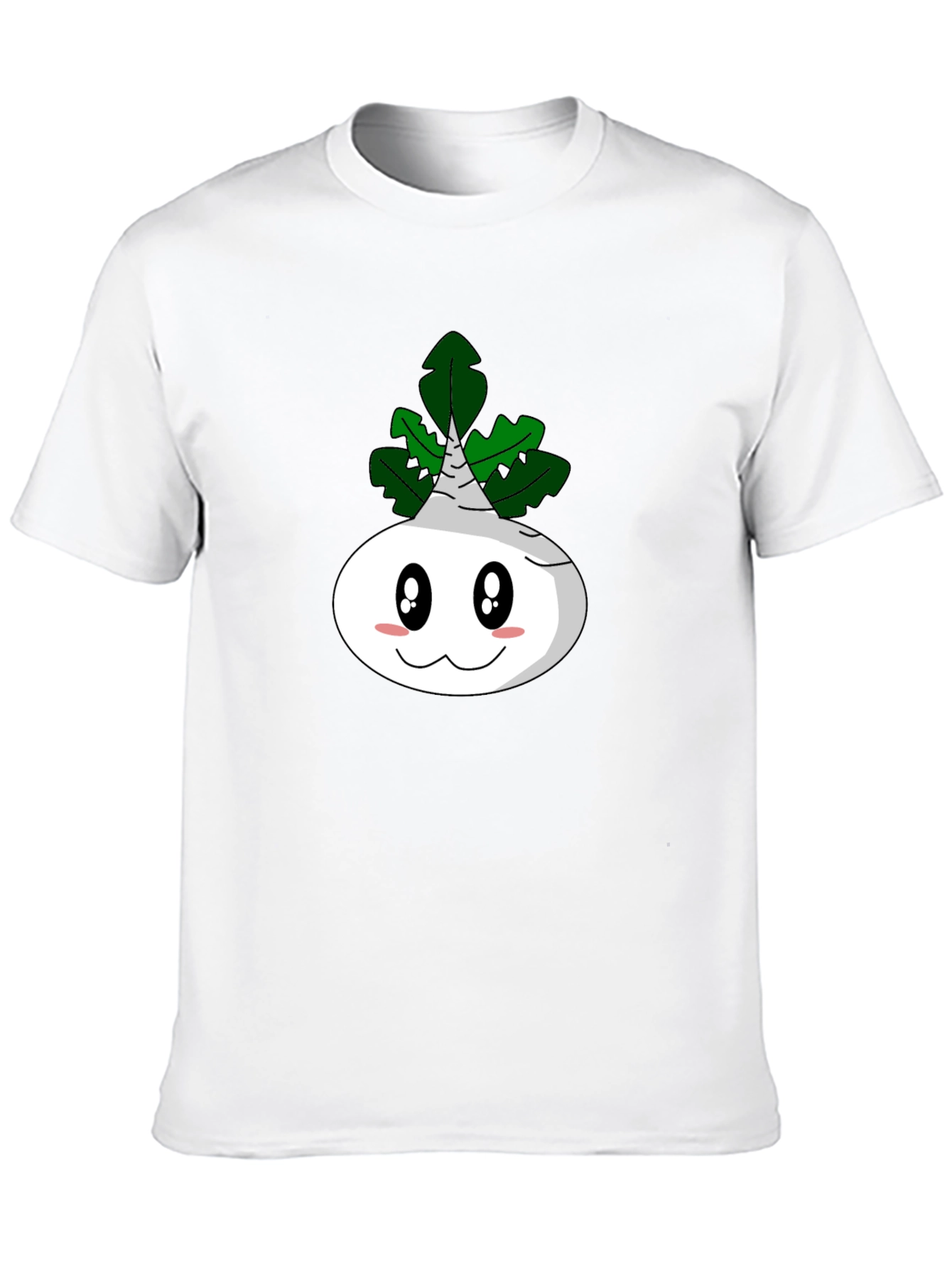 Cartoon Turnip T-Shirt - Funny Vegetable Tee