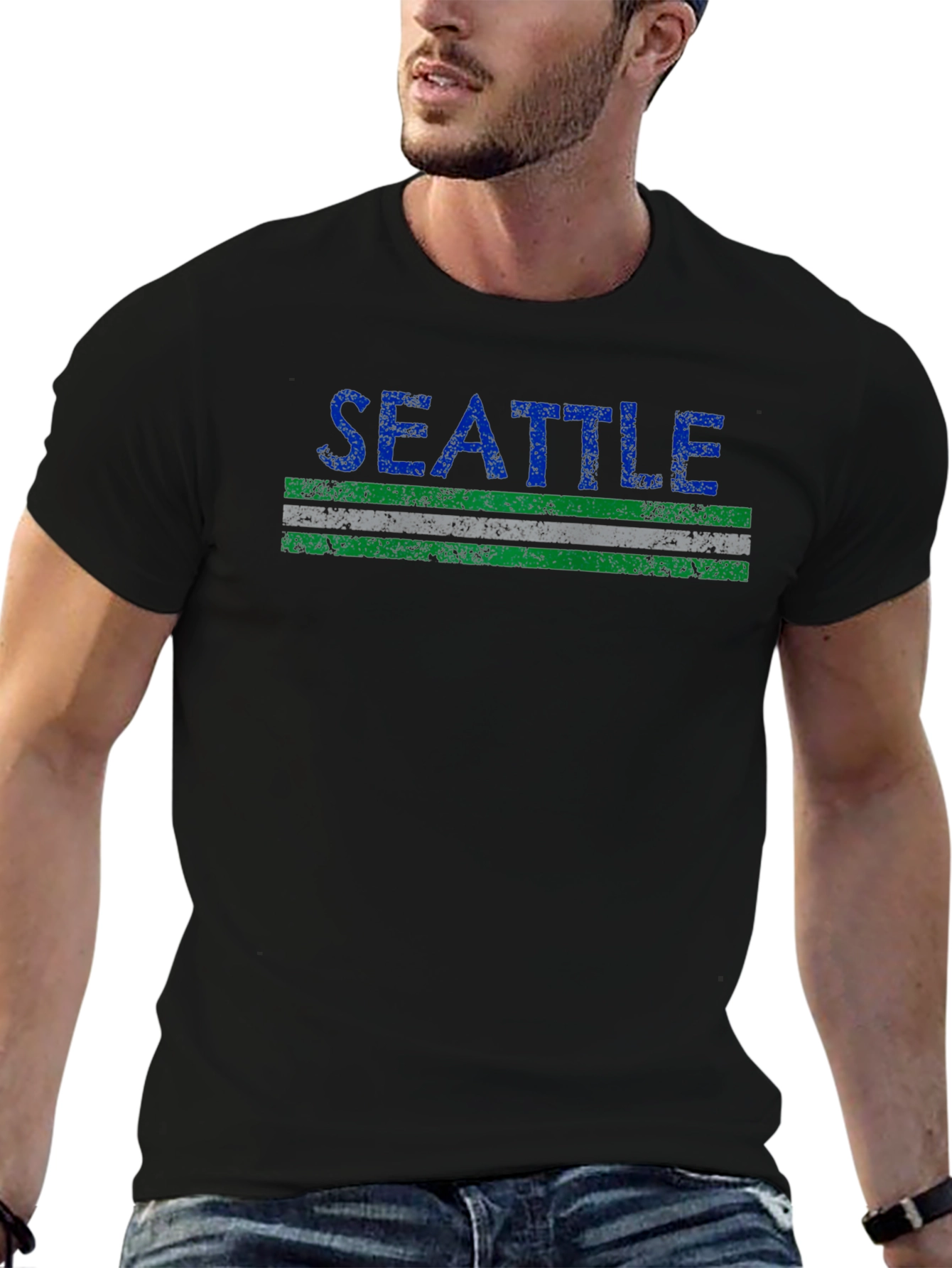 Seattle Graphic Tee - Retro Style