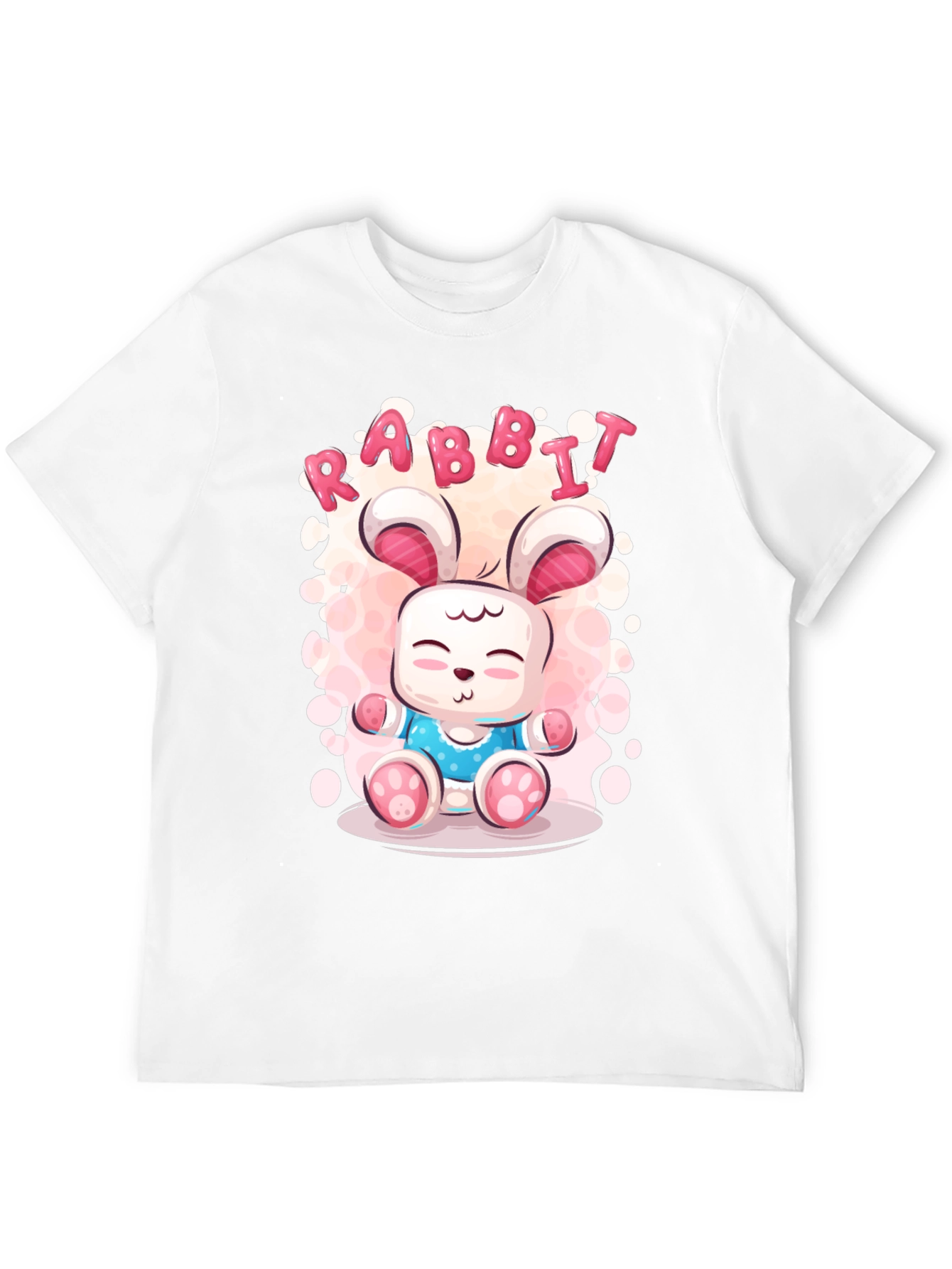 Cute Rabbit Cartoon Graphic T-Shirt