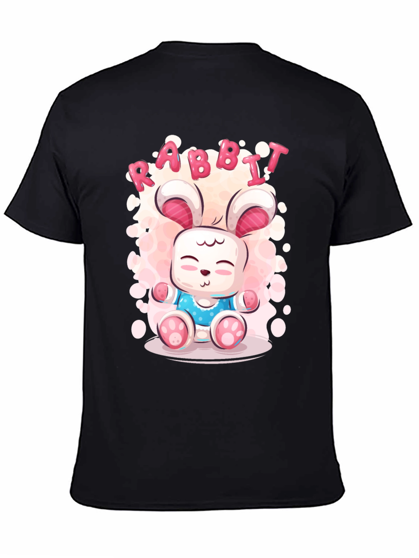 Cute Rabbit Cartoon Graphic T-Shirt