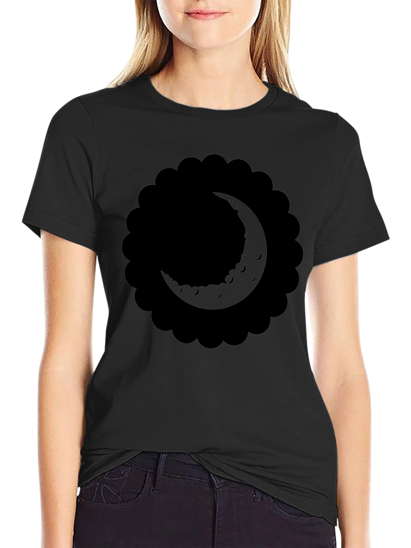 Lunar Silhouette Graphic T-Shirt