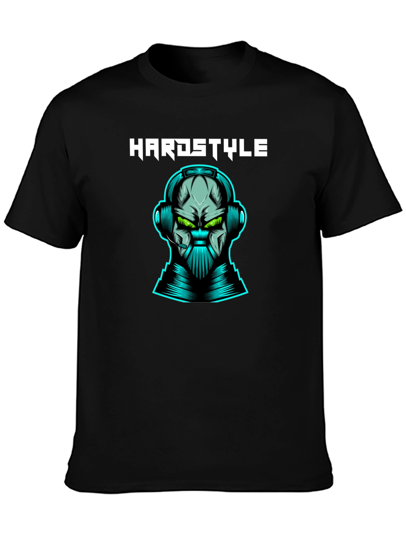 Hardstyle Graphic T-Shirt - Futuristic DJ Design