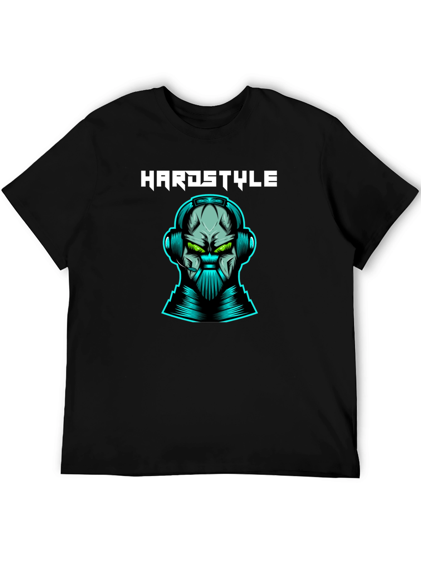 Hardstyle Graphic T-Shirt - Futuristic DJ Design