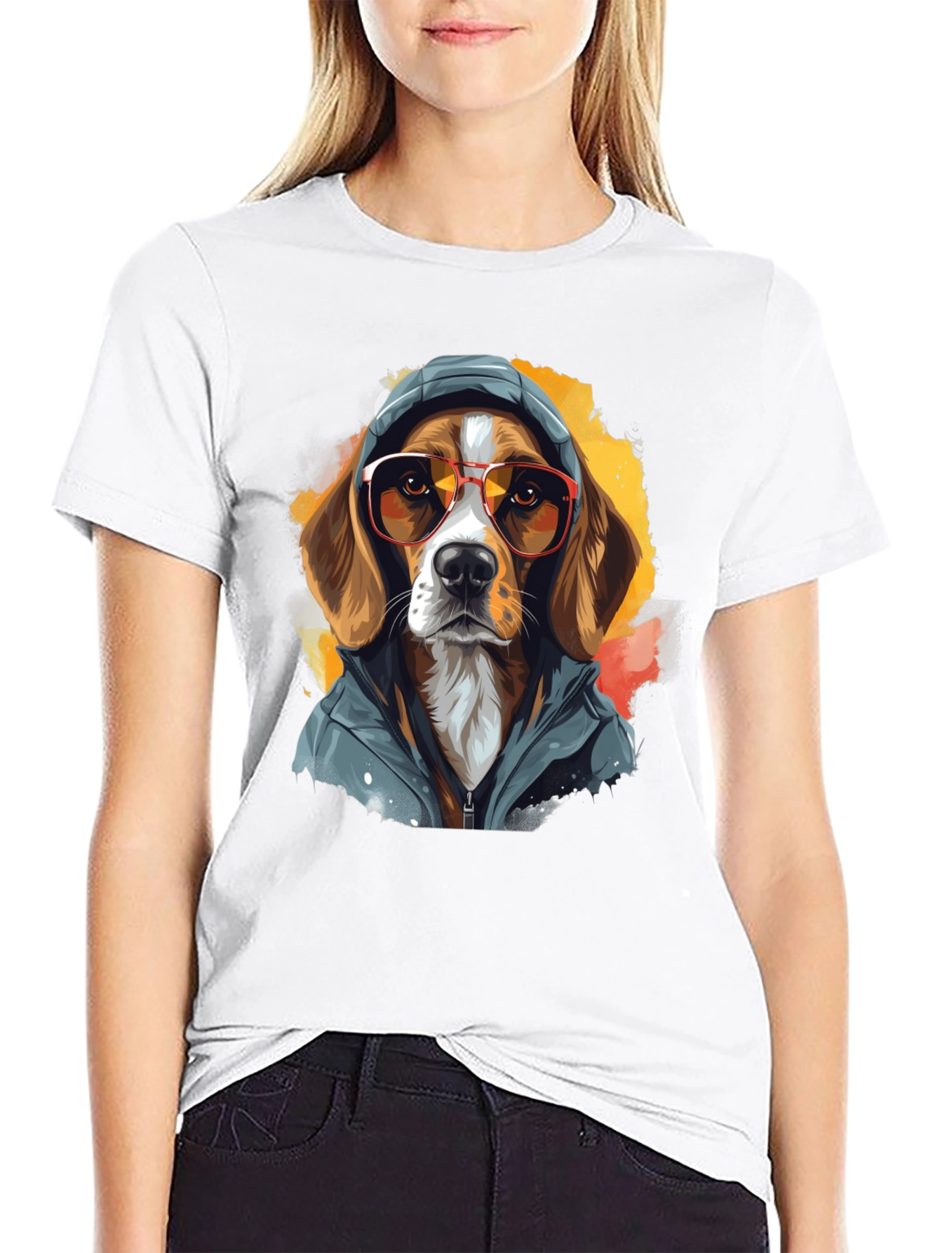 Cool Dog Graphic Tee - Stylish Pet Lover Shirt
