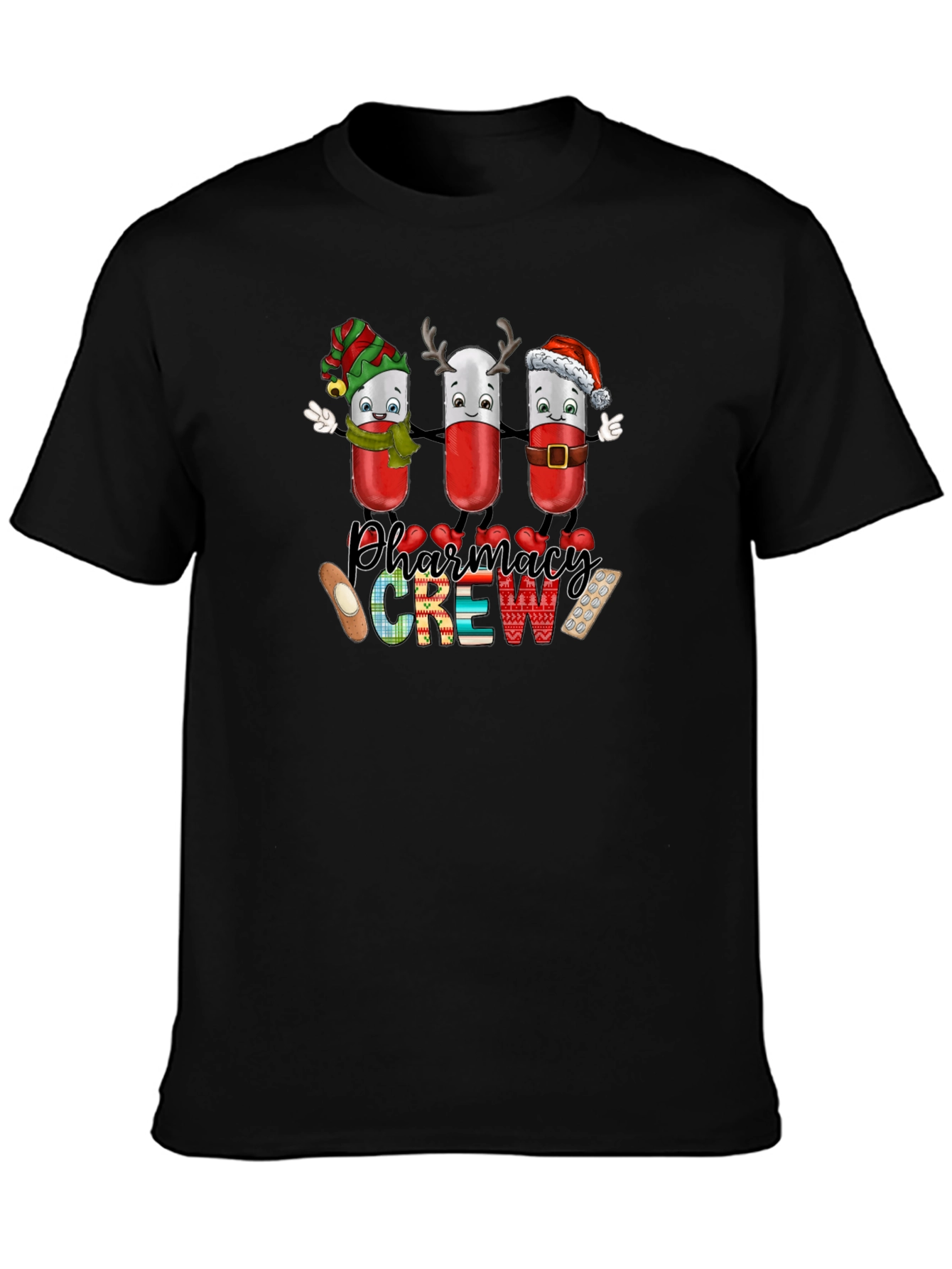 Pharmacy Crew Christmas T-Shirt