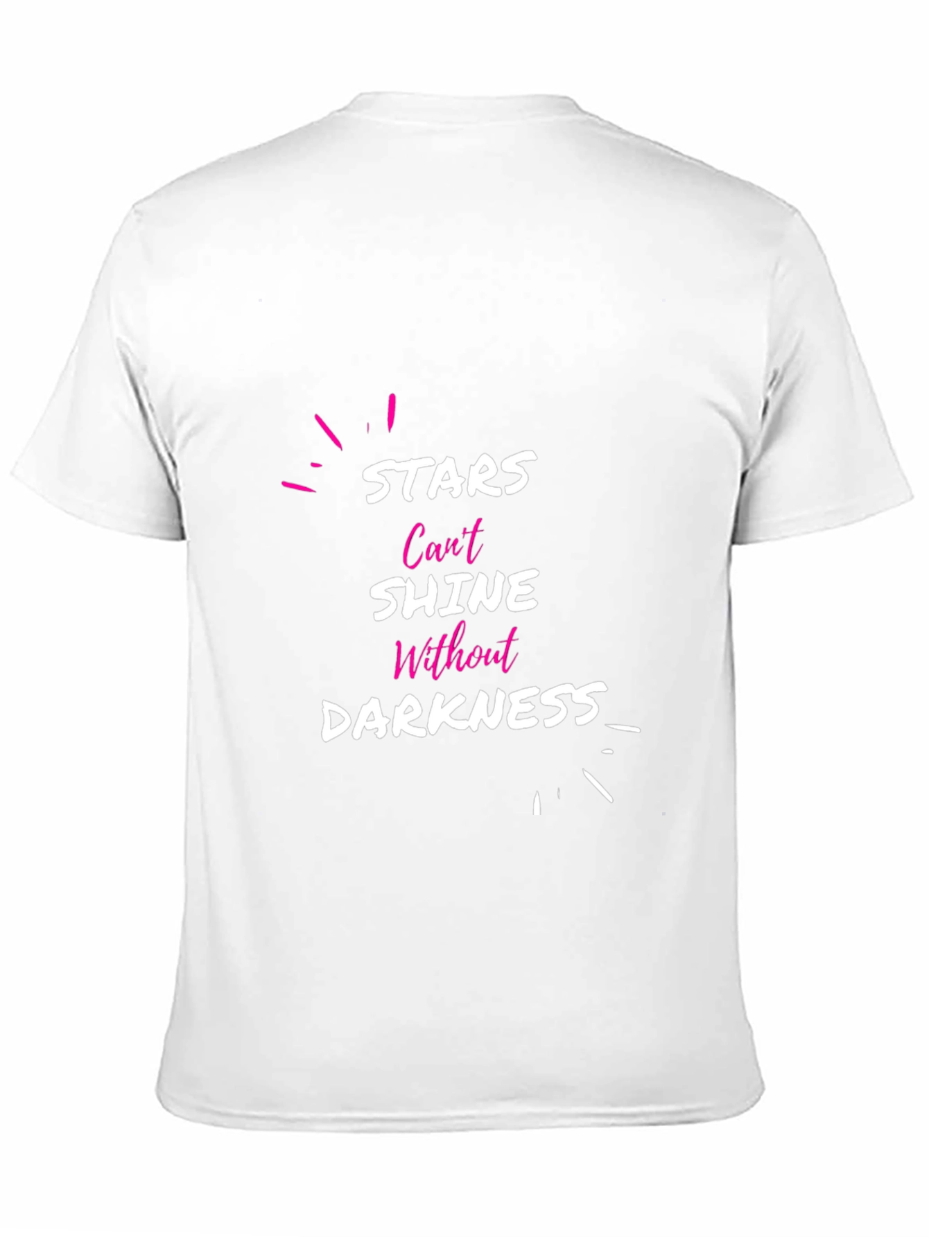Stars Cant Shine Darkness Mens Tee