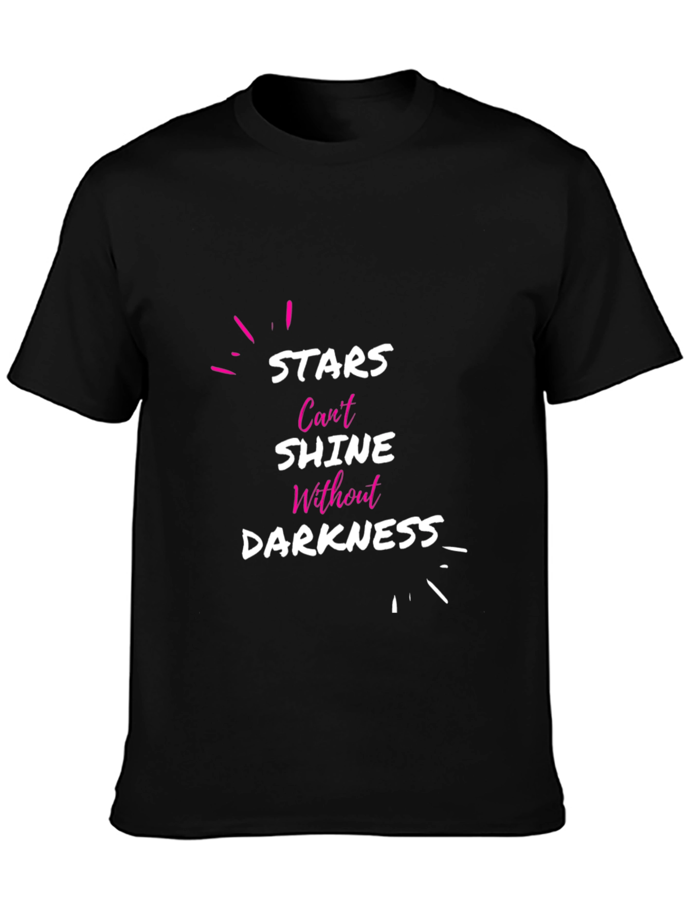Stars Cant Shine Darkness Mens Tee