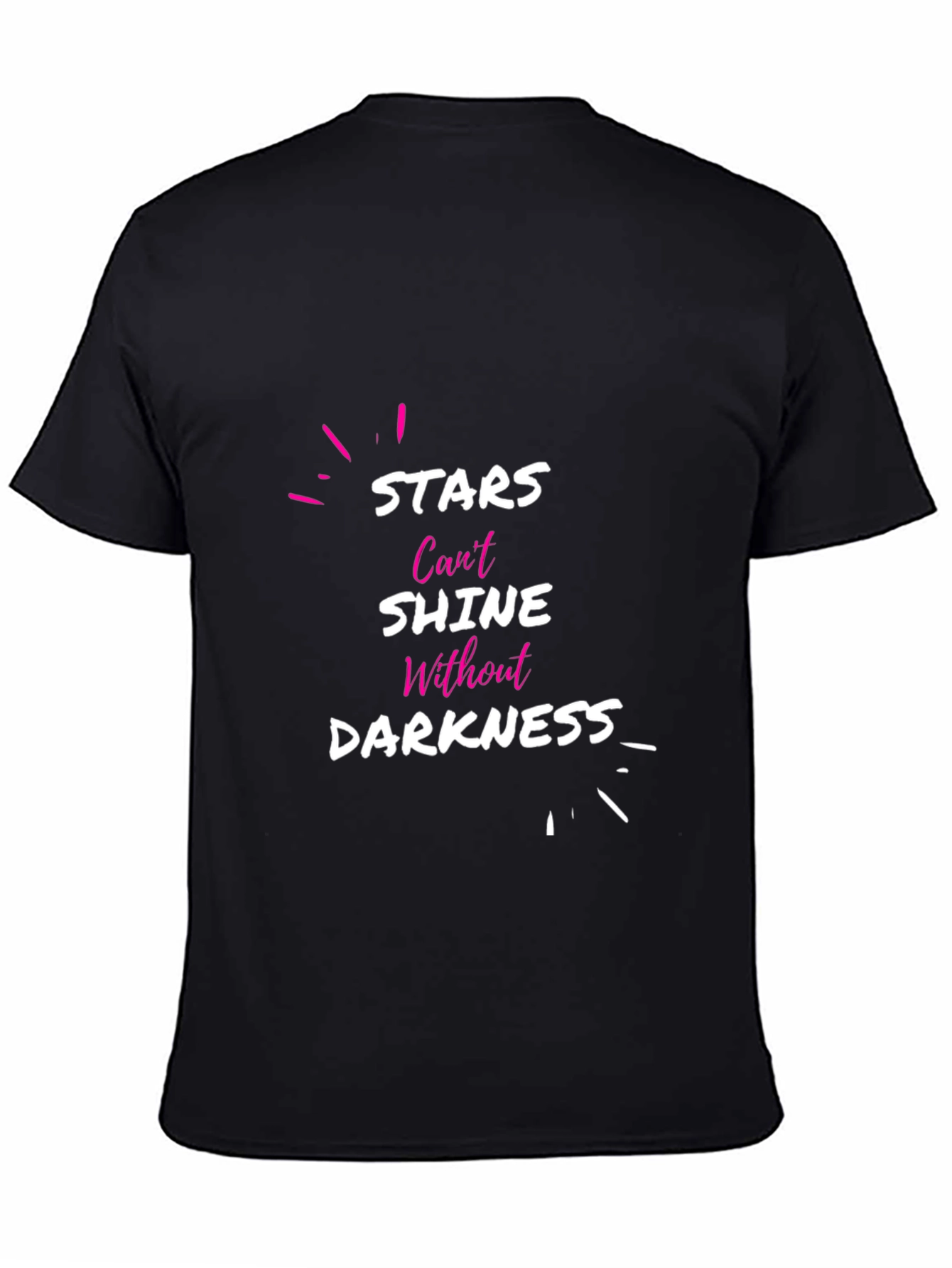 Stars Cant Shine Darkness Mens Tee