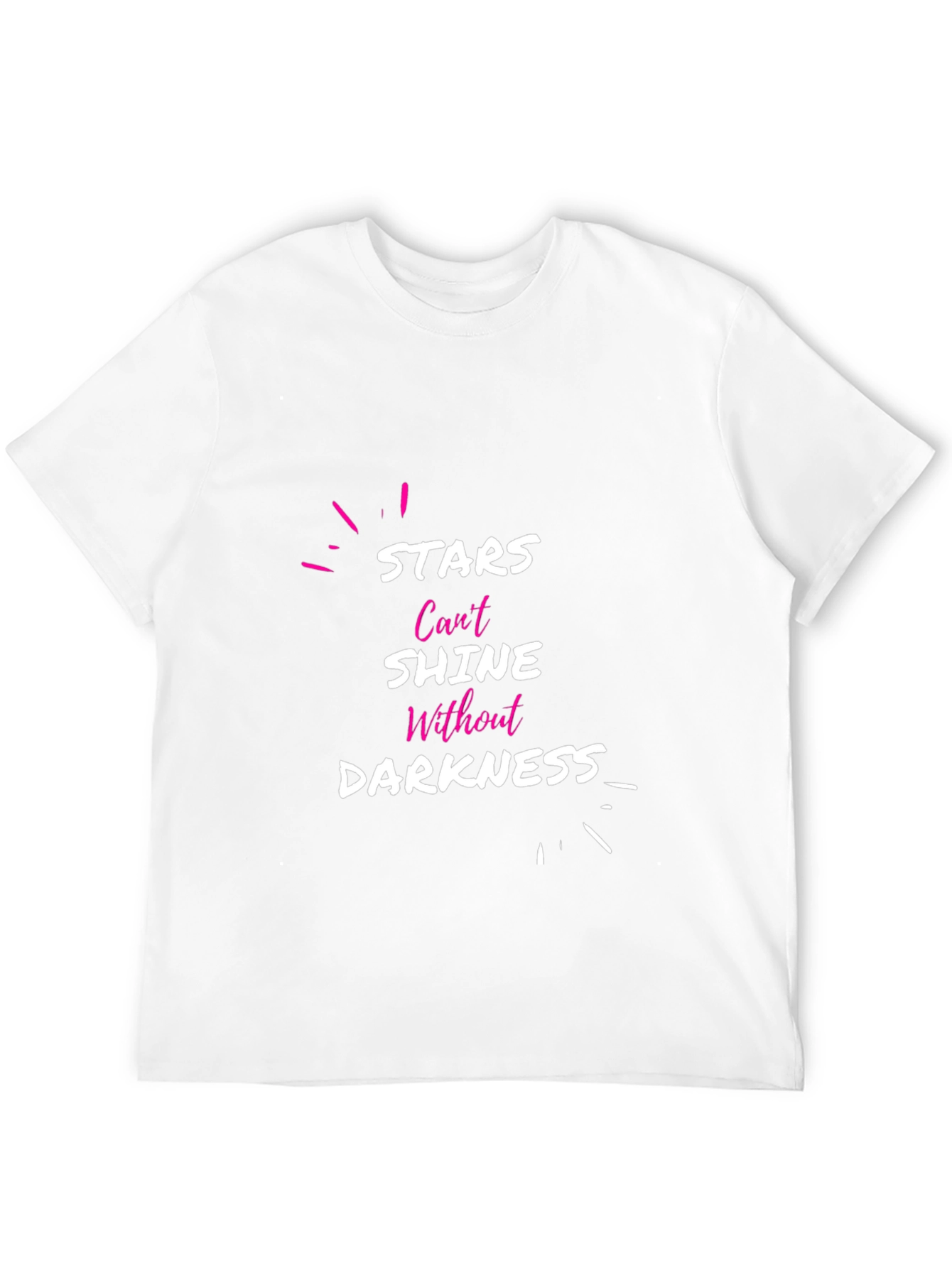 Stars Cant Shine Darkness Mens Tee