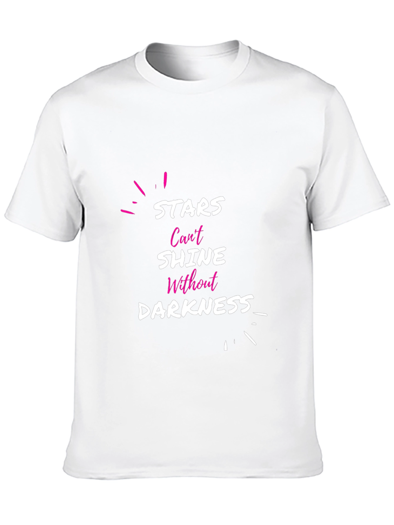 Stars Cant Shine Darkness Mens Tee
