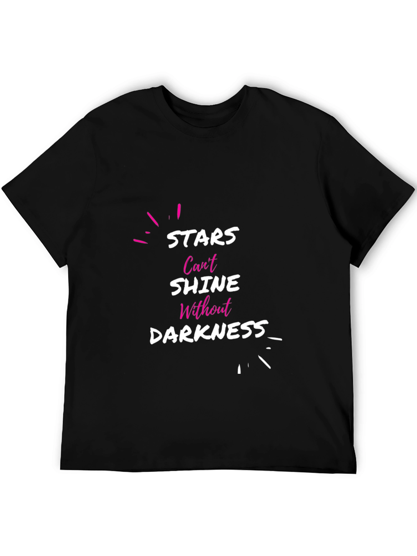 Stars Cant Shine Darkness Mens Tee