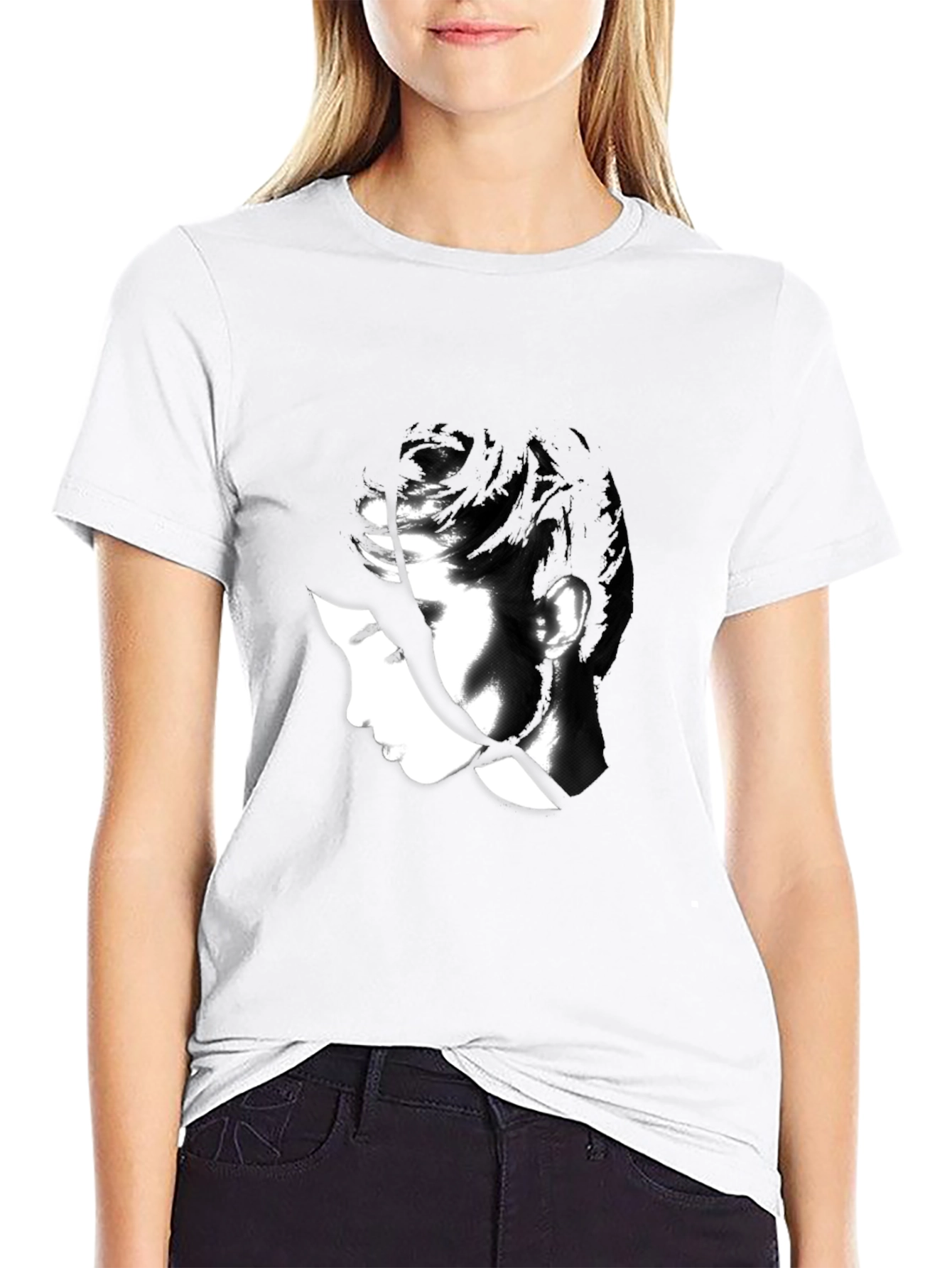 Monochrome Portrait T-Shirt
