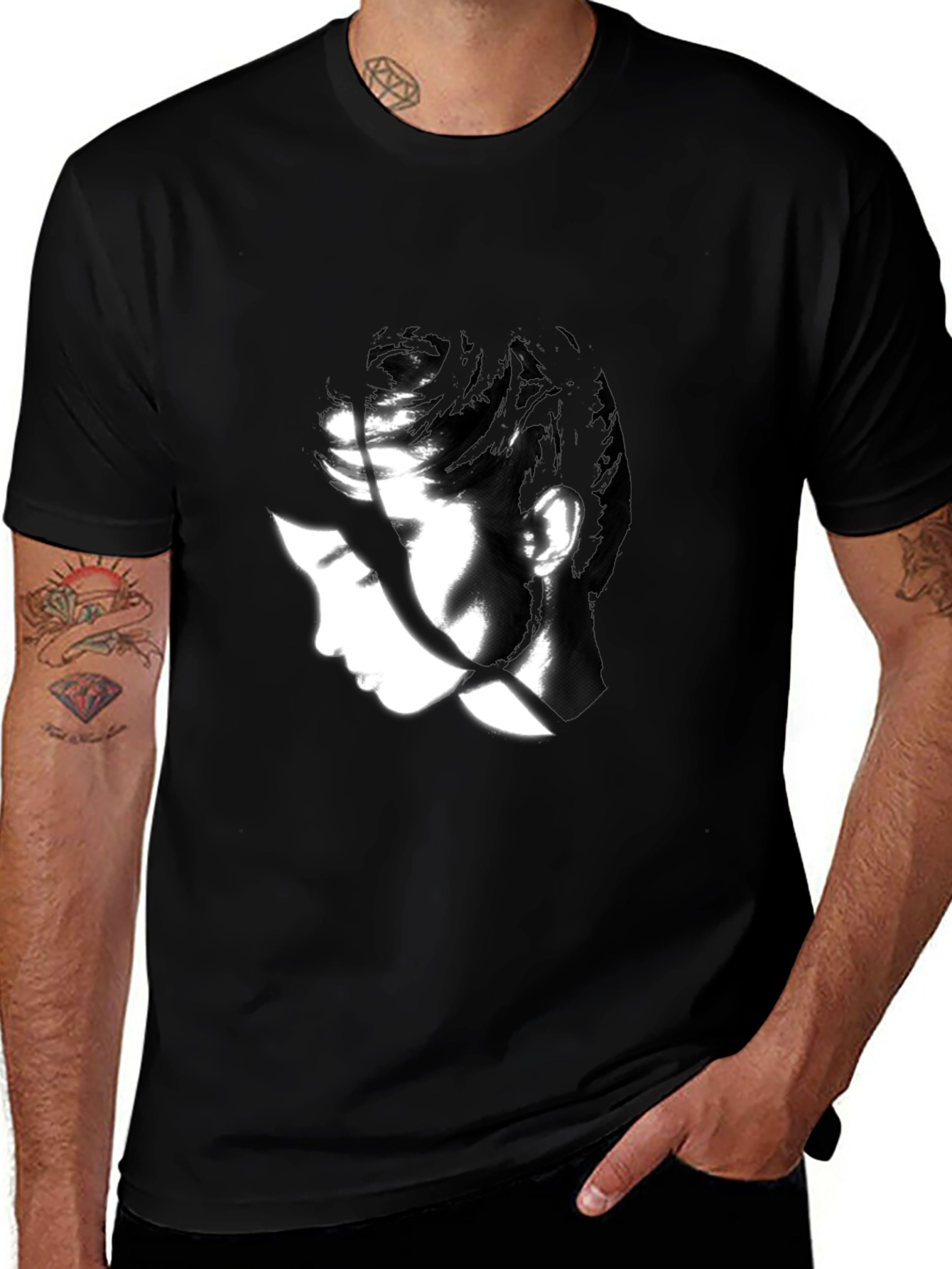 Monochrome Portrait T-Shirt