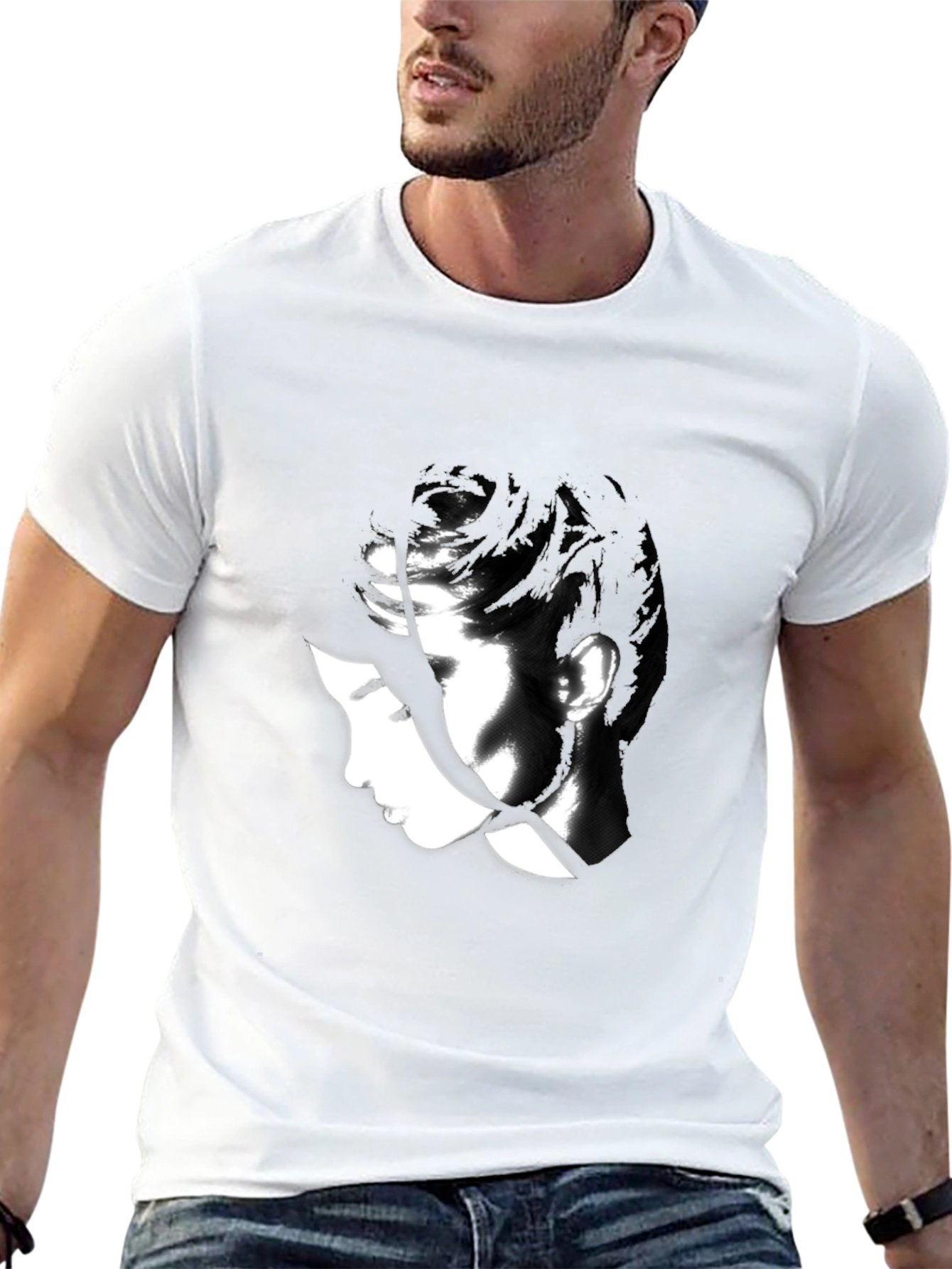 Monochrome Portrait T-Shirt
