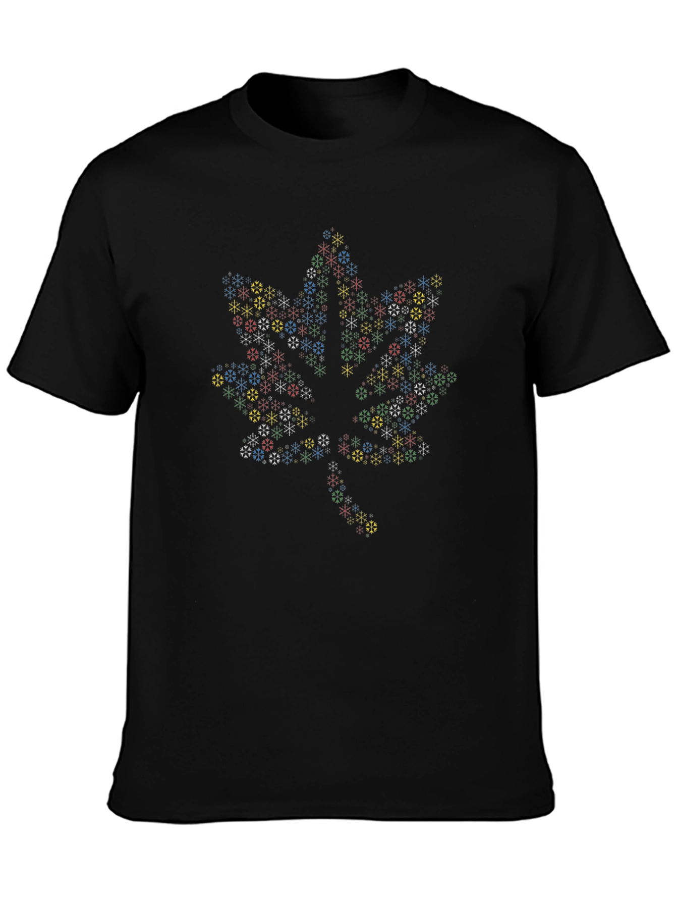 Leaf Snowflake Graphic T-Shirt