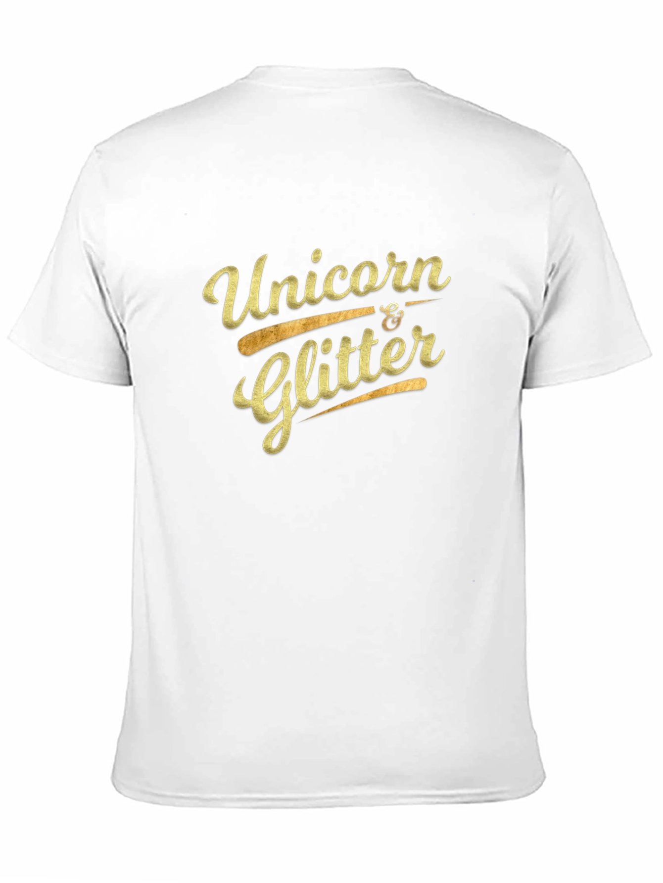 Unicorn & Glitter Black Graphic Tee