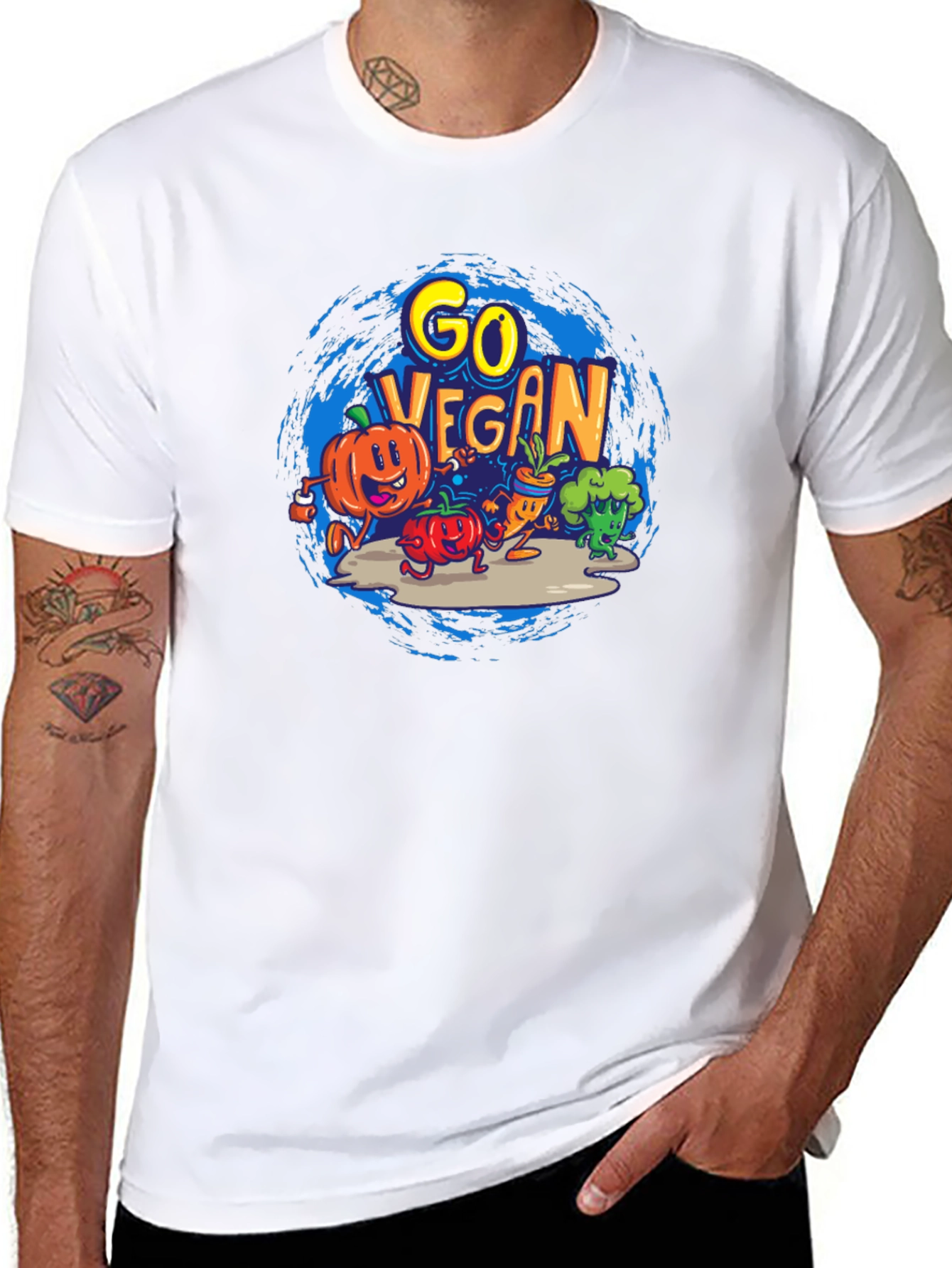 Go Vegan Graphic T-Shirt