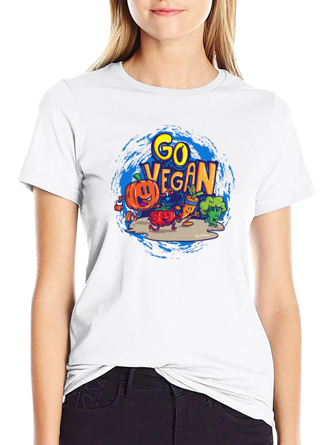 Go Vegan Graphic T-Shirt