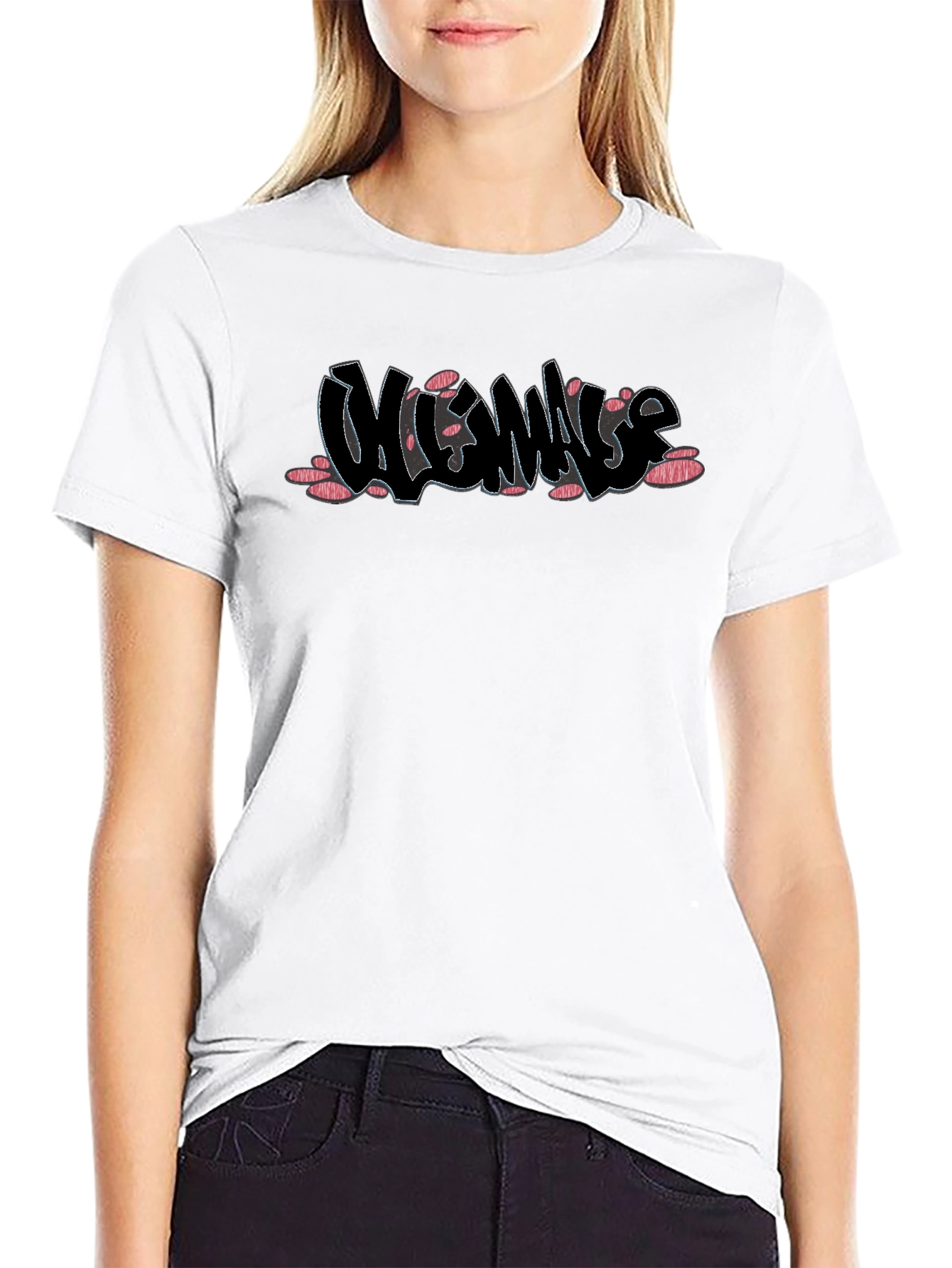 Statement Graphic Black T-Shirt