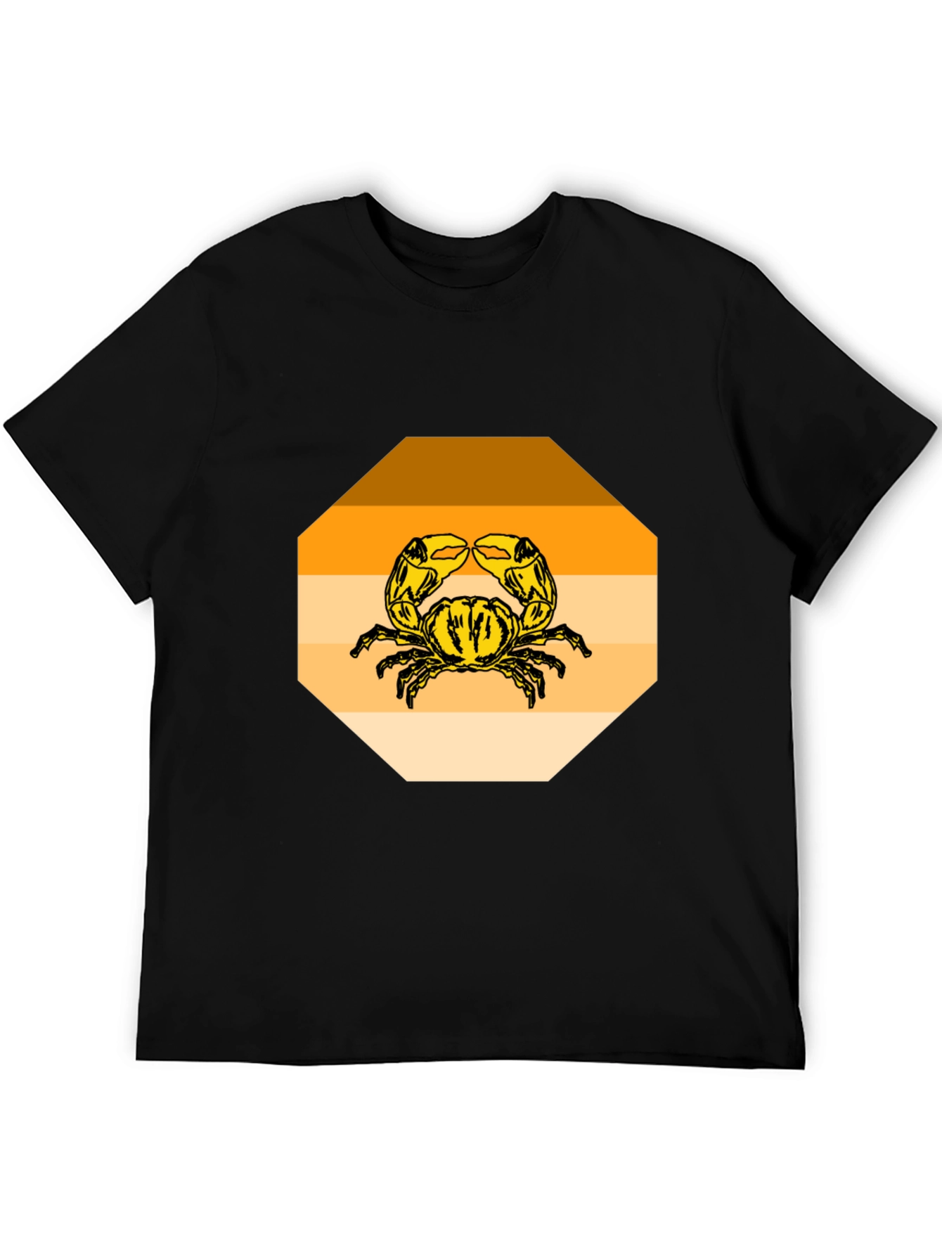 Retro Crab Graphic Tee - Coastal Style