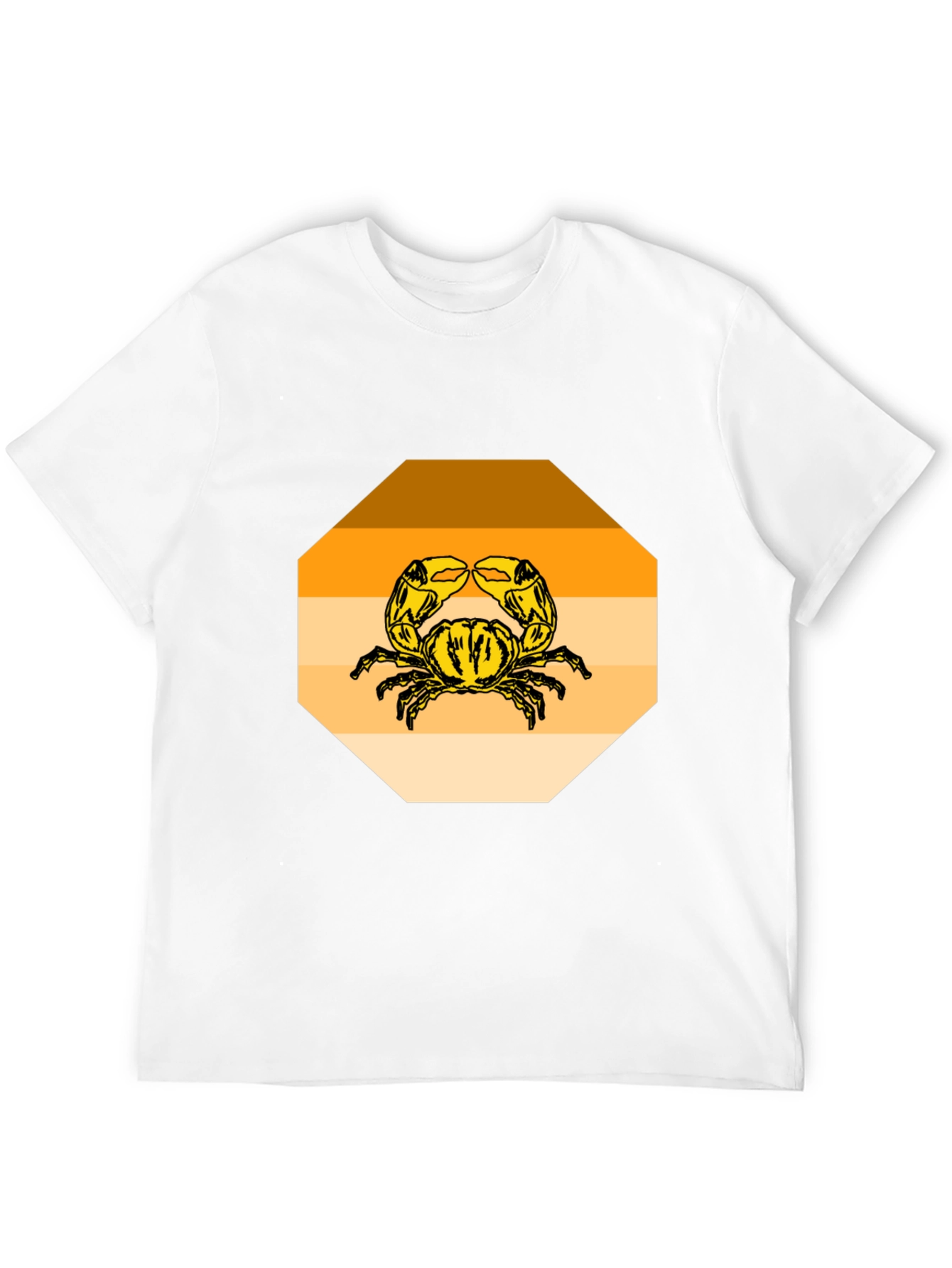 Retro Crab Graphic Tee - Coastal Style