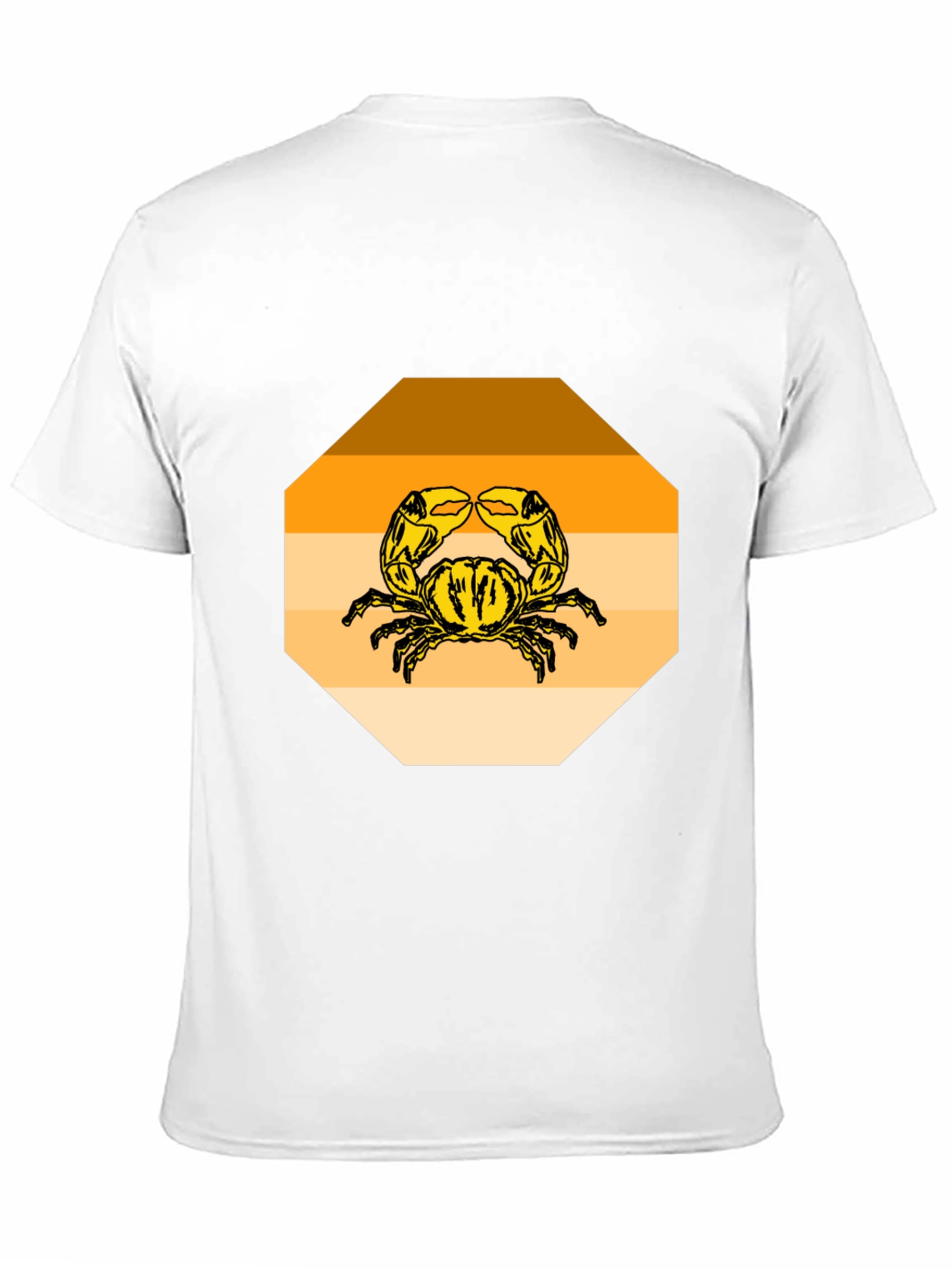 Retro Crab Graphic Tee - Coastal Style